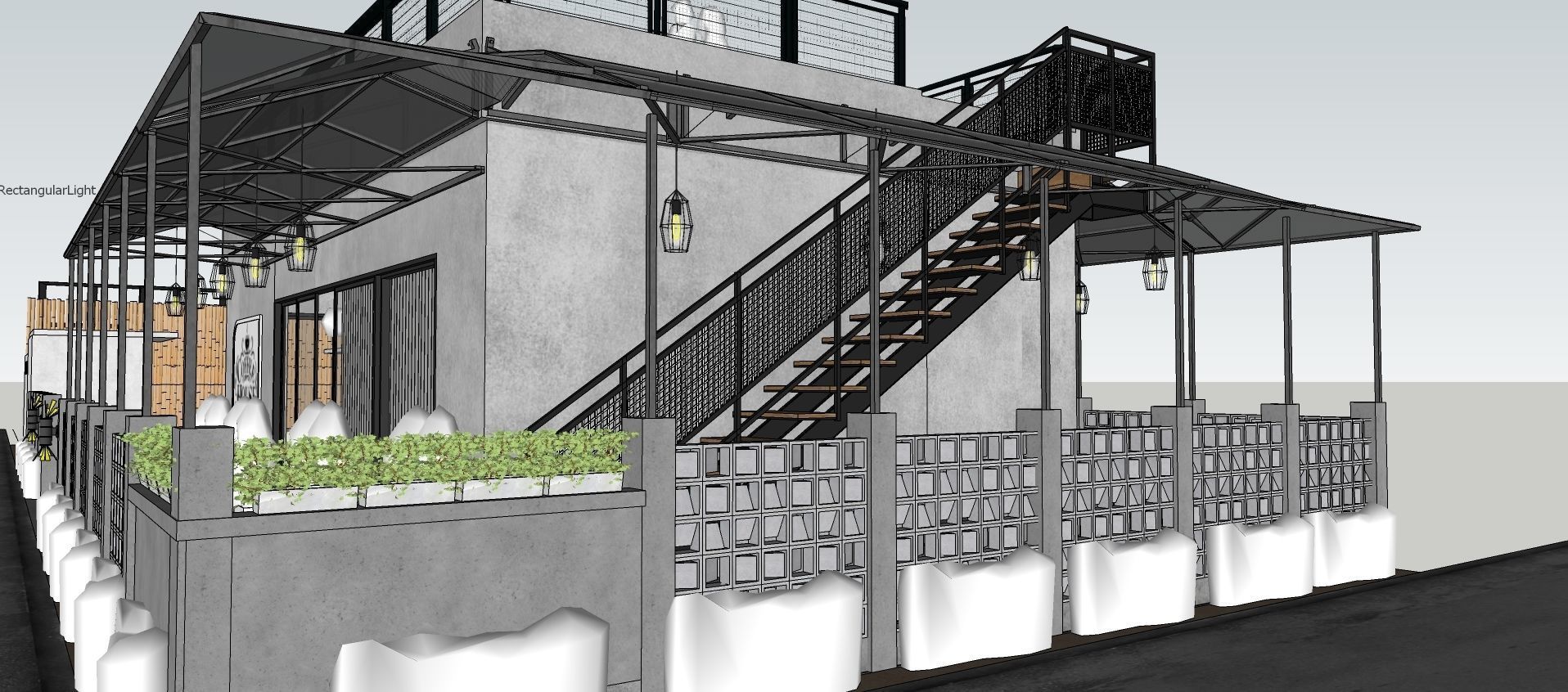 Coffee Shop 3d Design  3D model_69