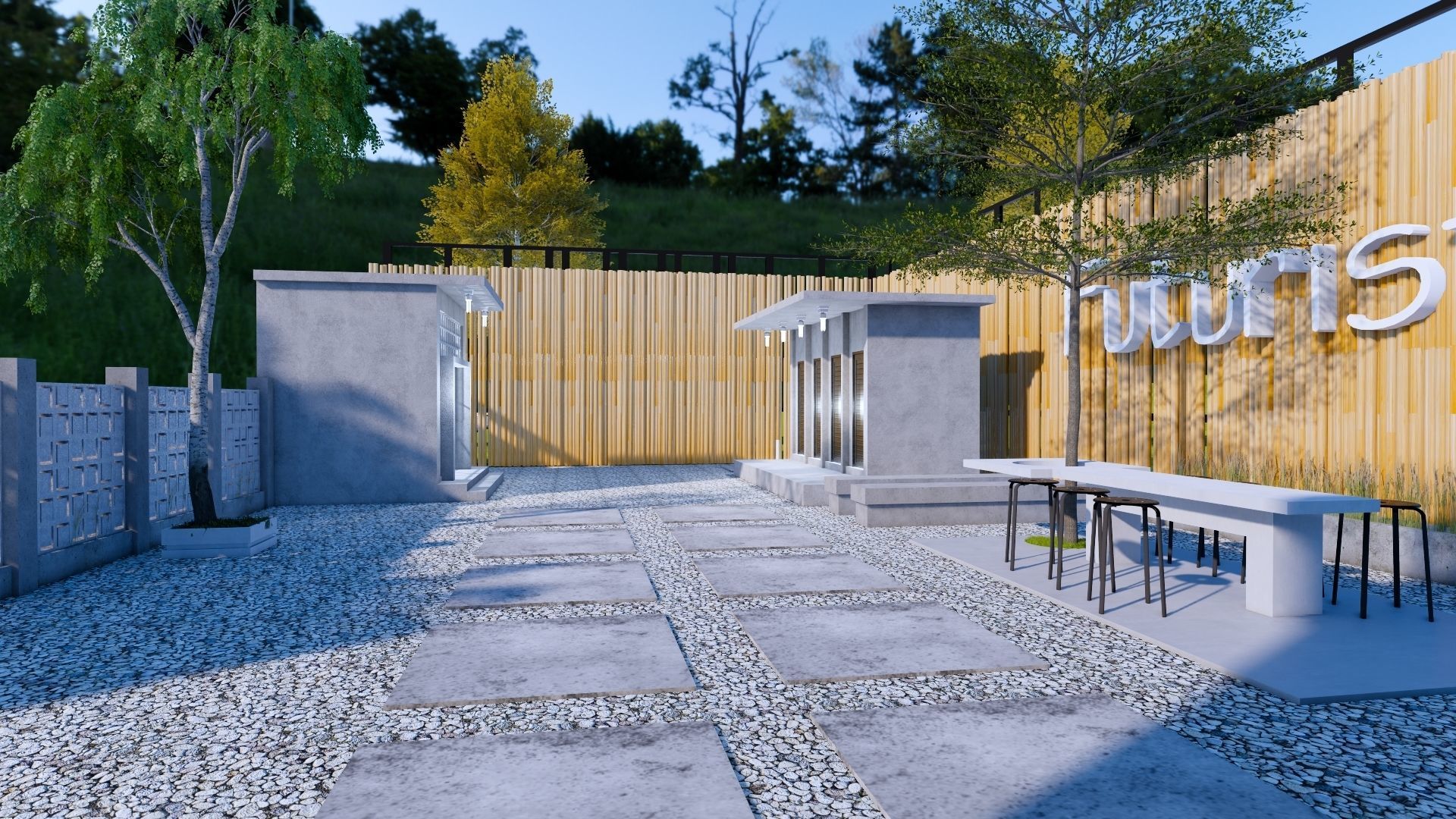 Coffee Shop 3d Design  3D model_6