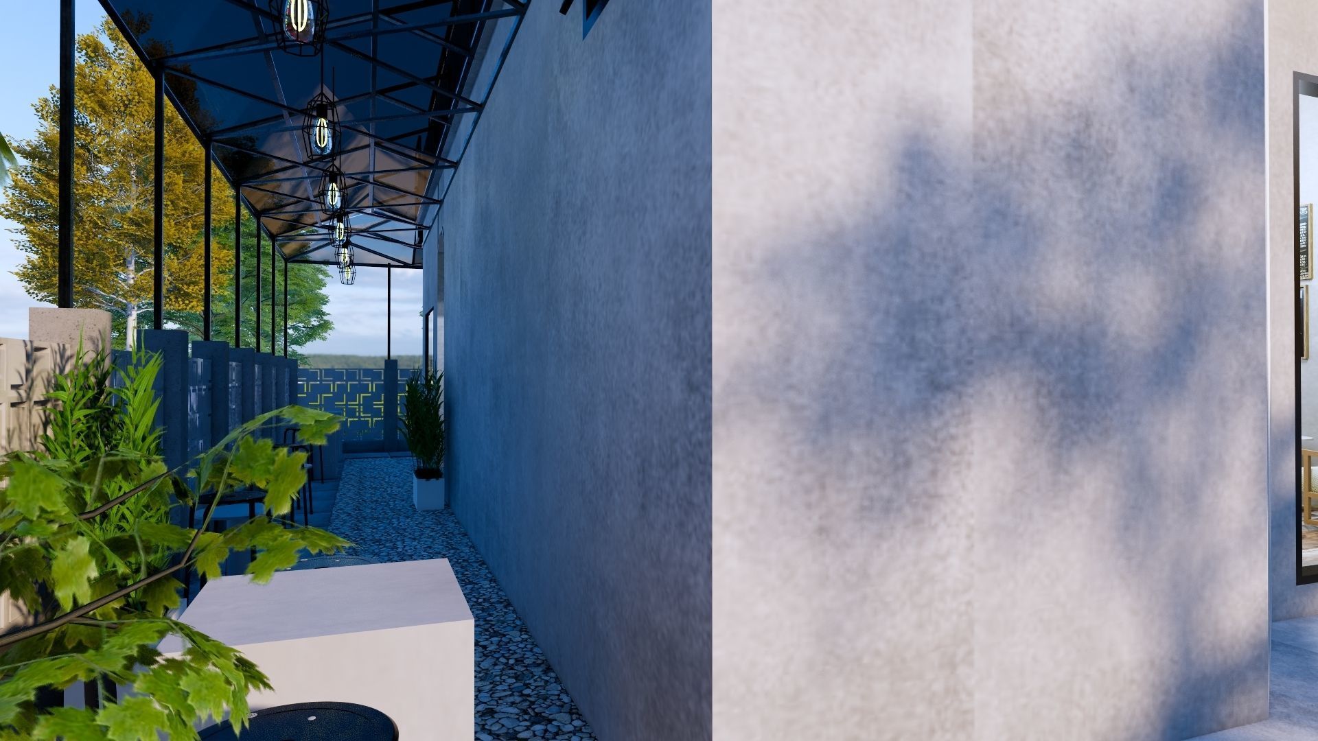 Coffee Shop 3d Design  3D model_39