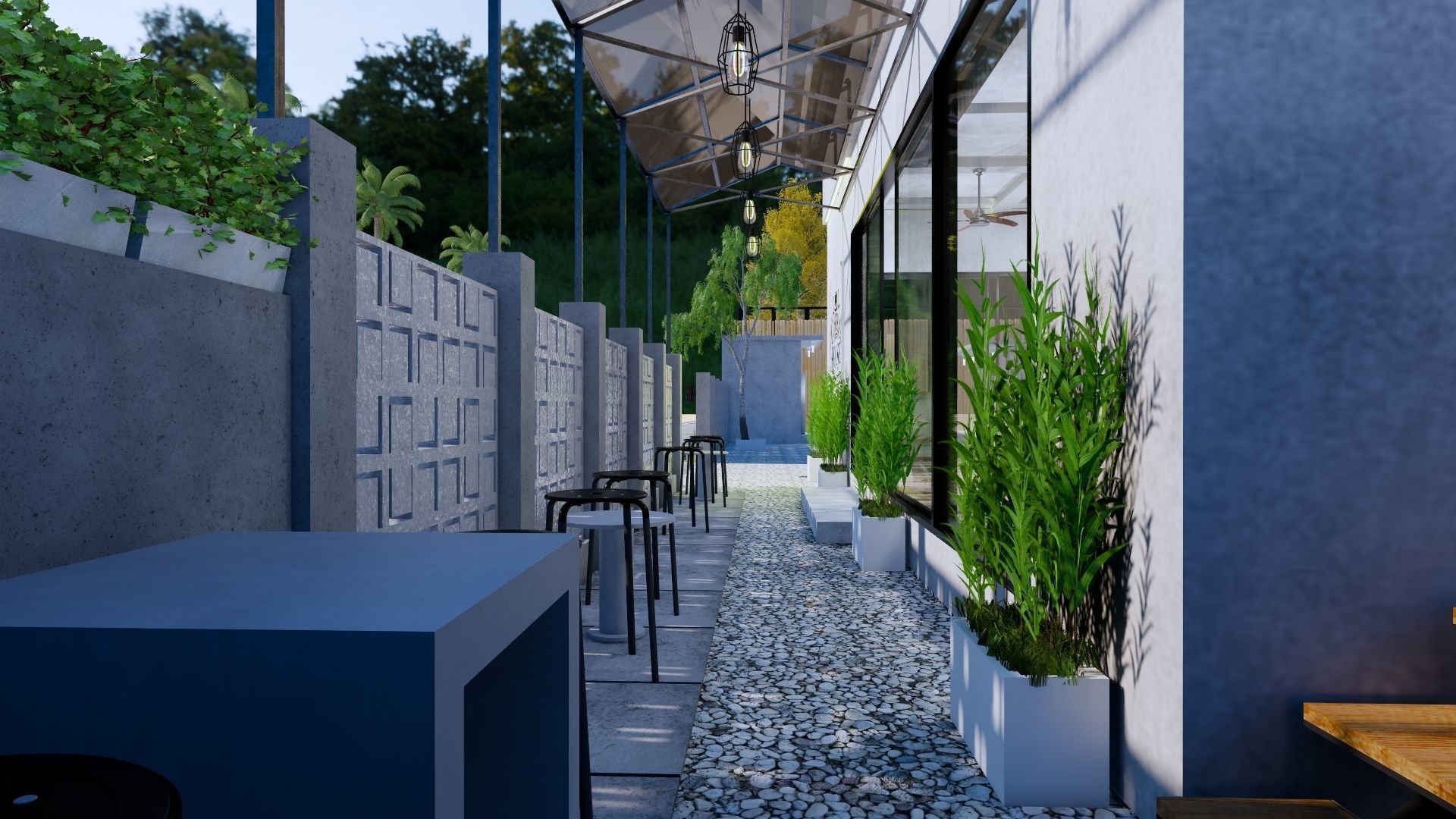 Coffee Shop 3d Design  3D model_28