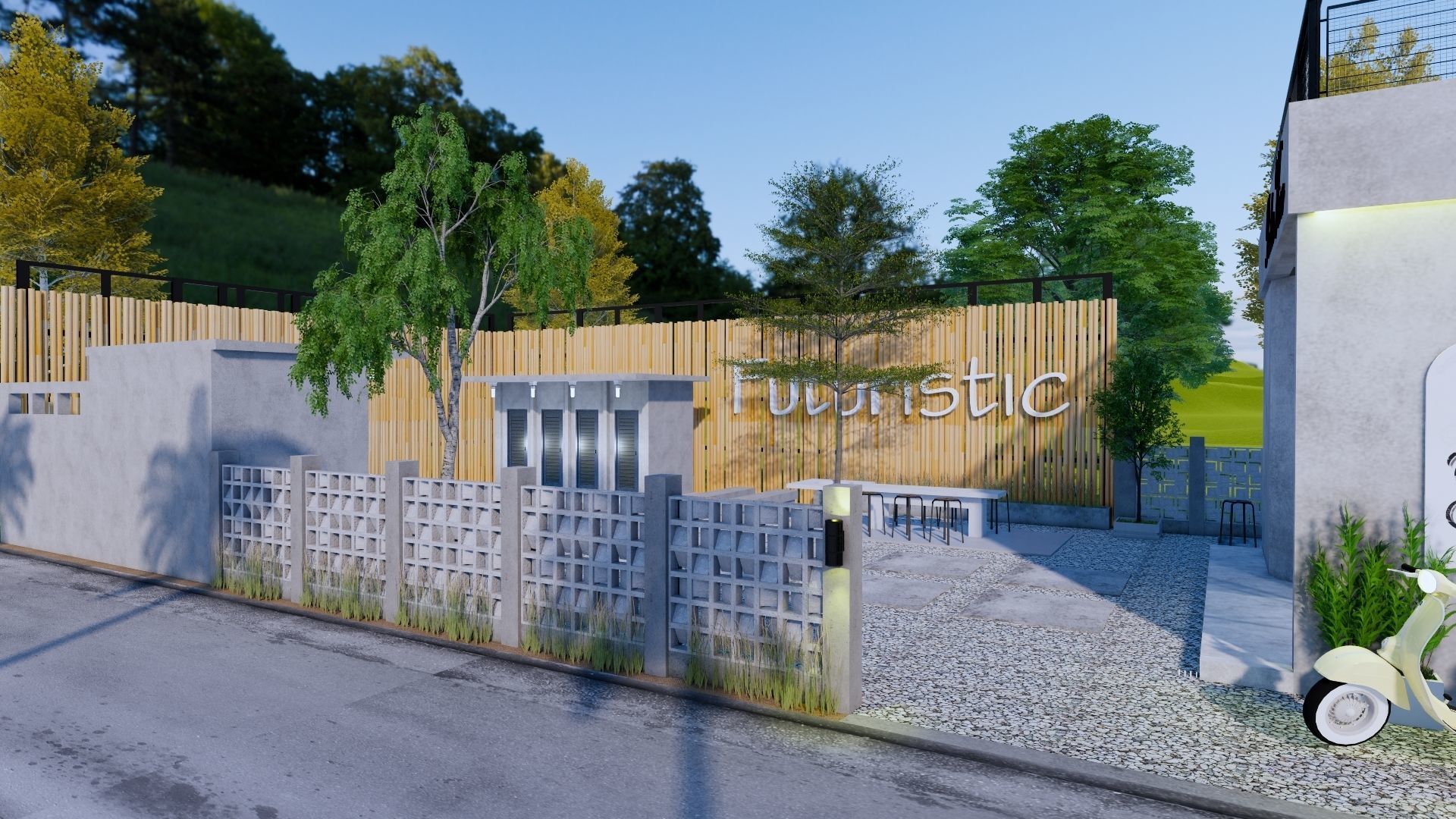 Coffee Shop 3d Design  3D model_5