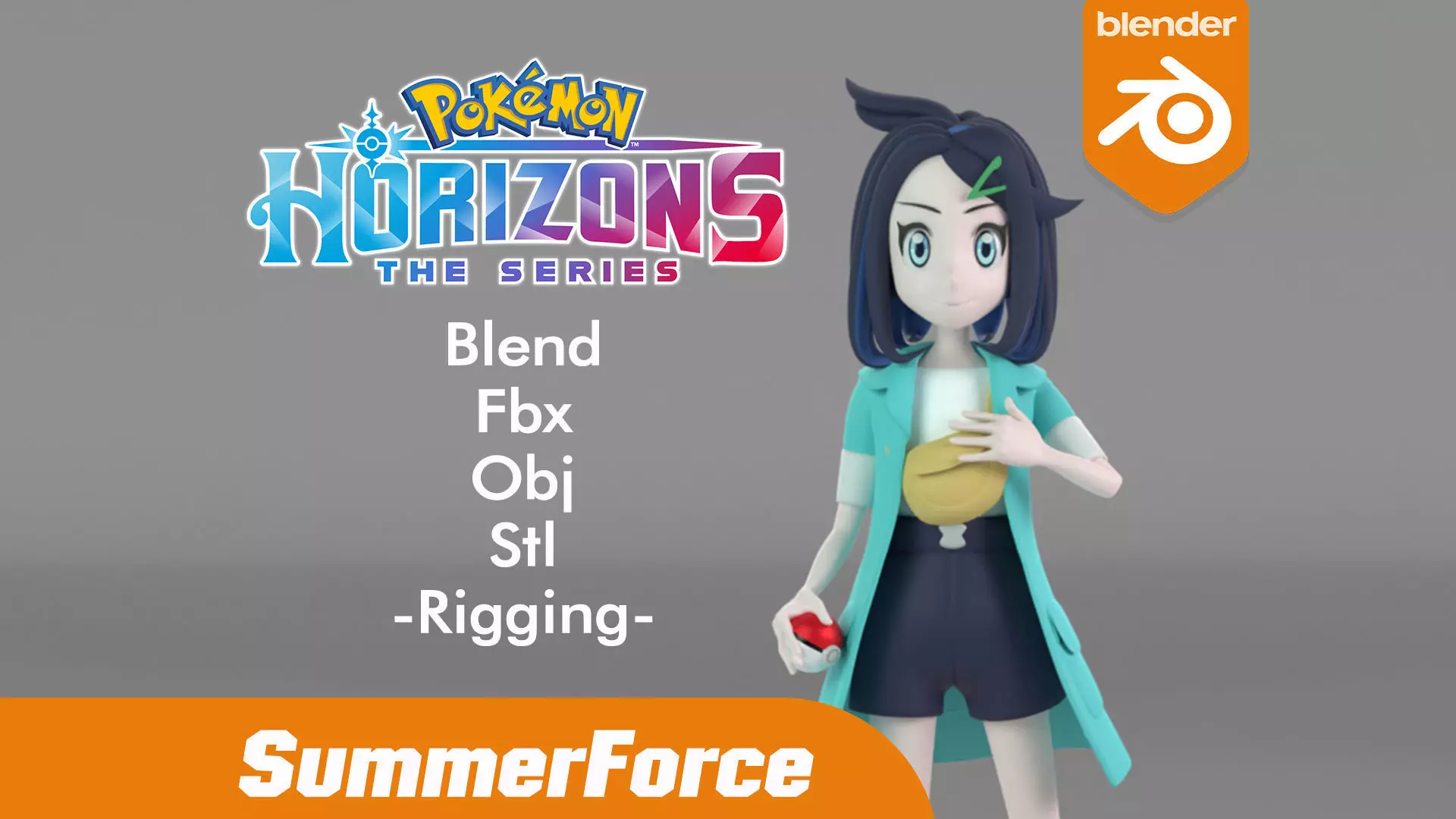 Liko - Pokemon 3D model