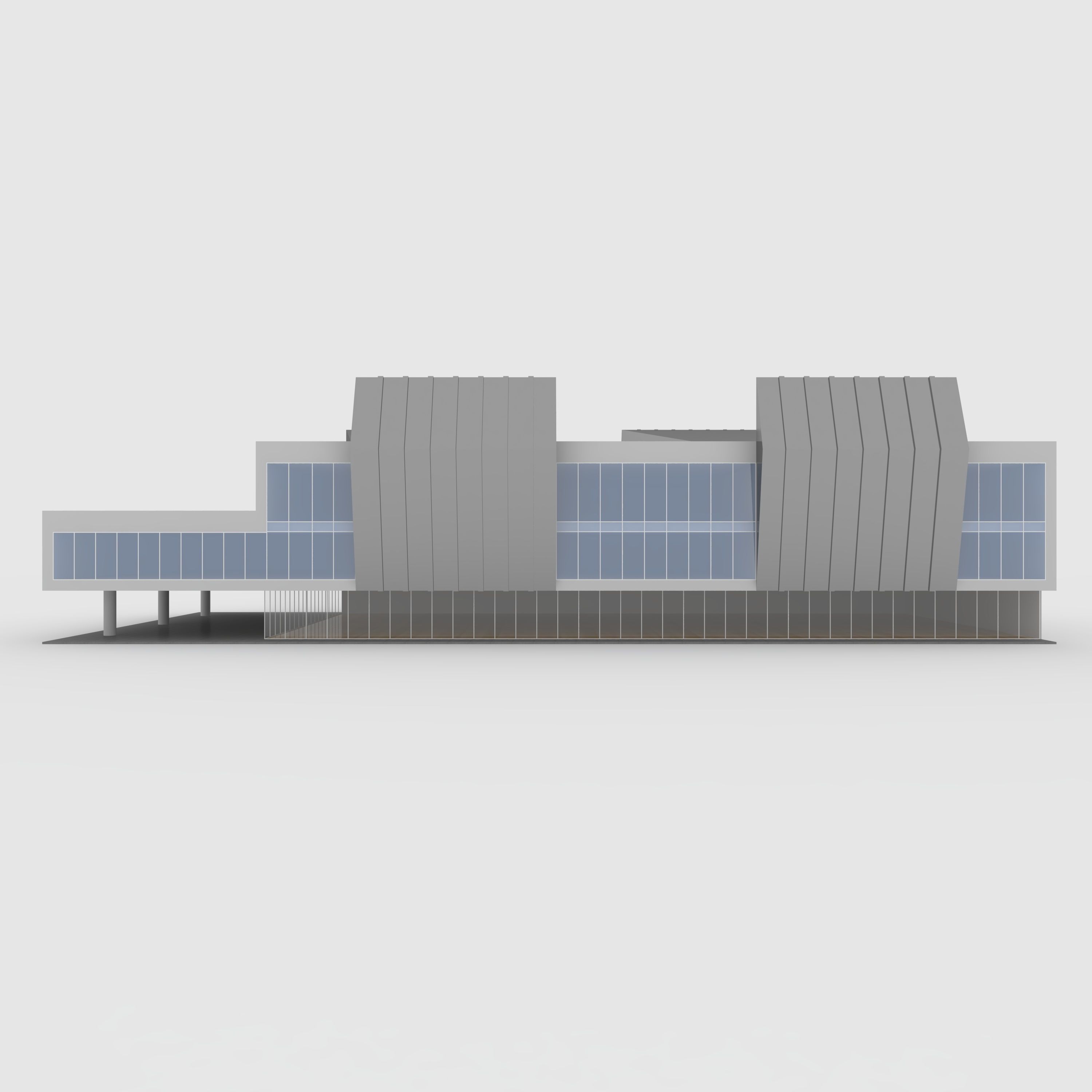 Office 4 Building 3D model_2