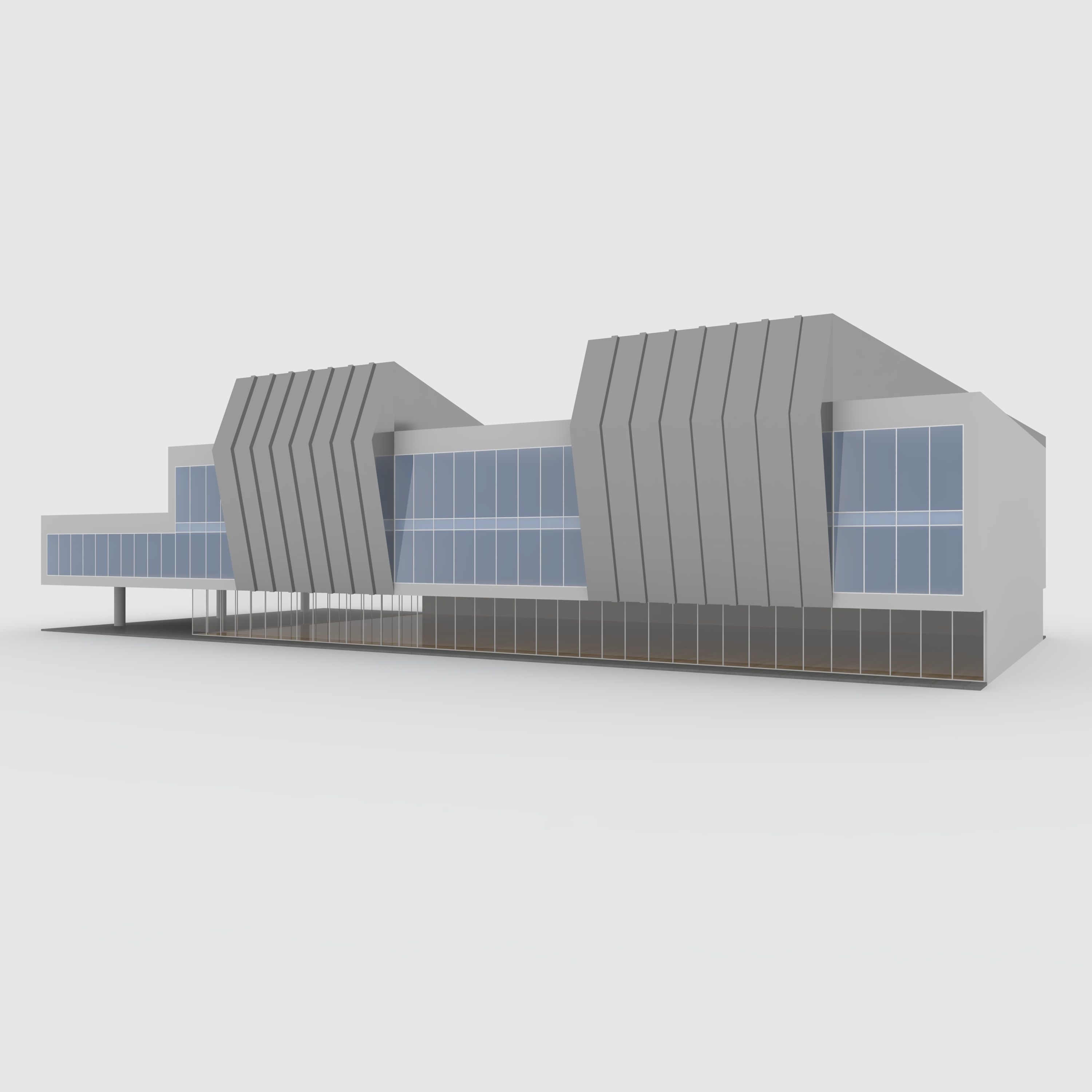 Office 4 Building 3D model_4