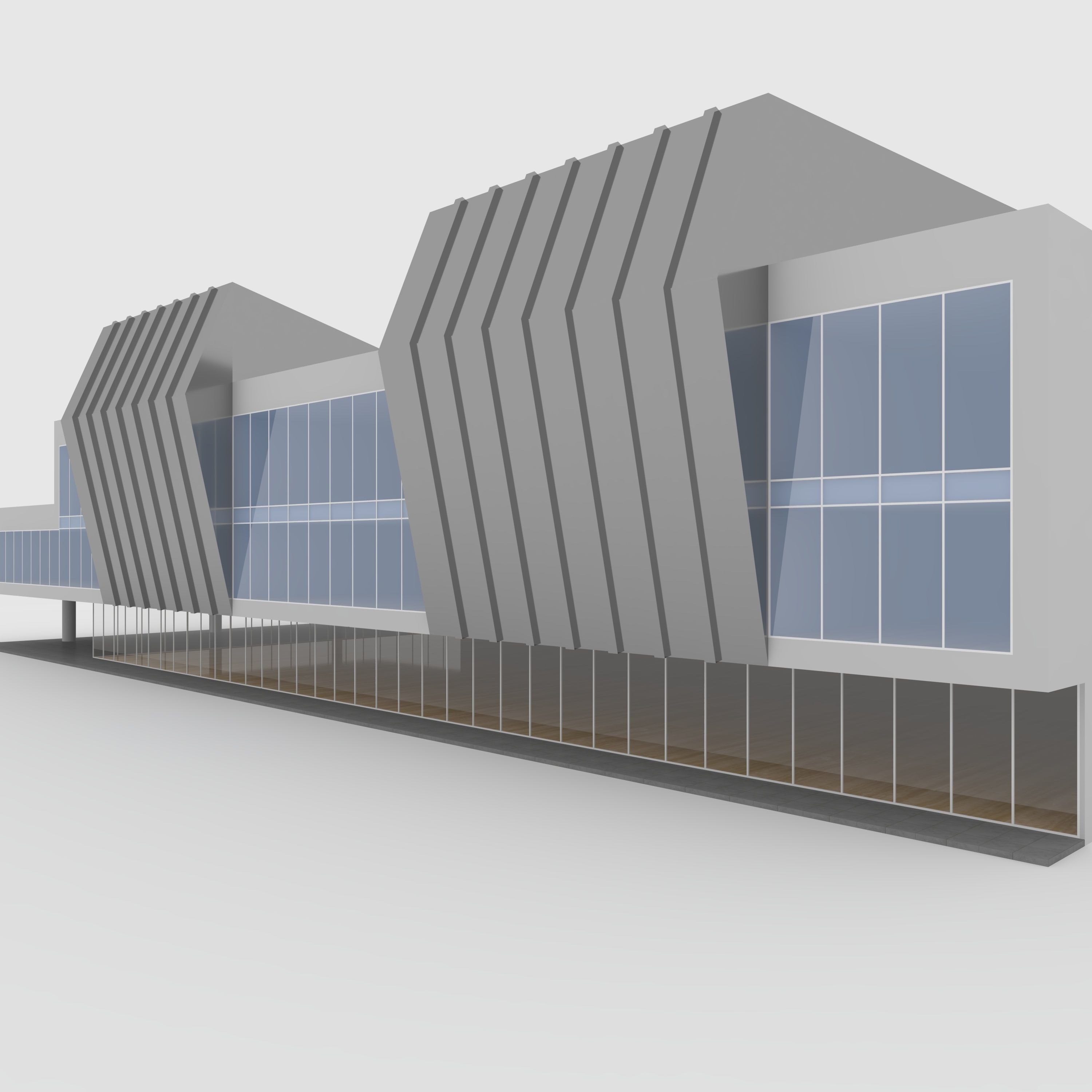 Office 4 Building 3D model_12