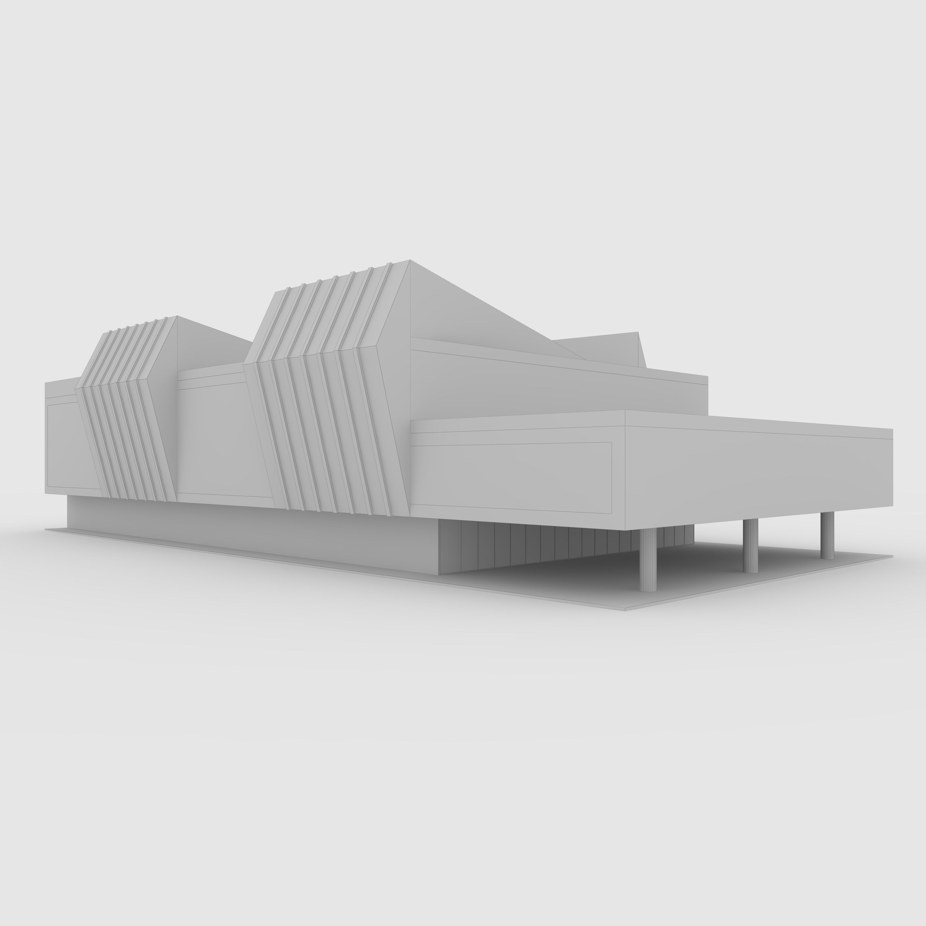 Office 4 Building 3D model_9