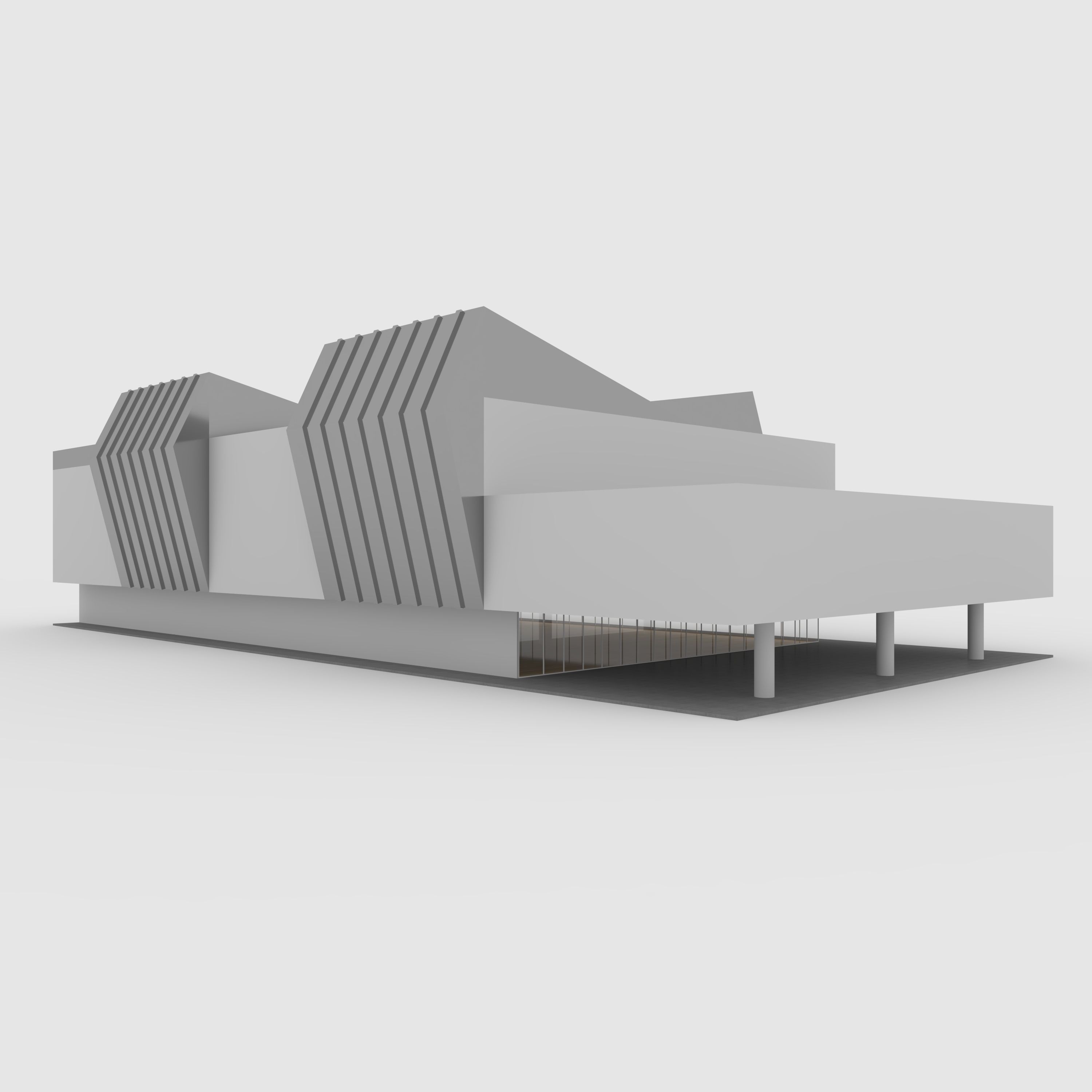Office 4 Building 3D model_8