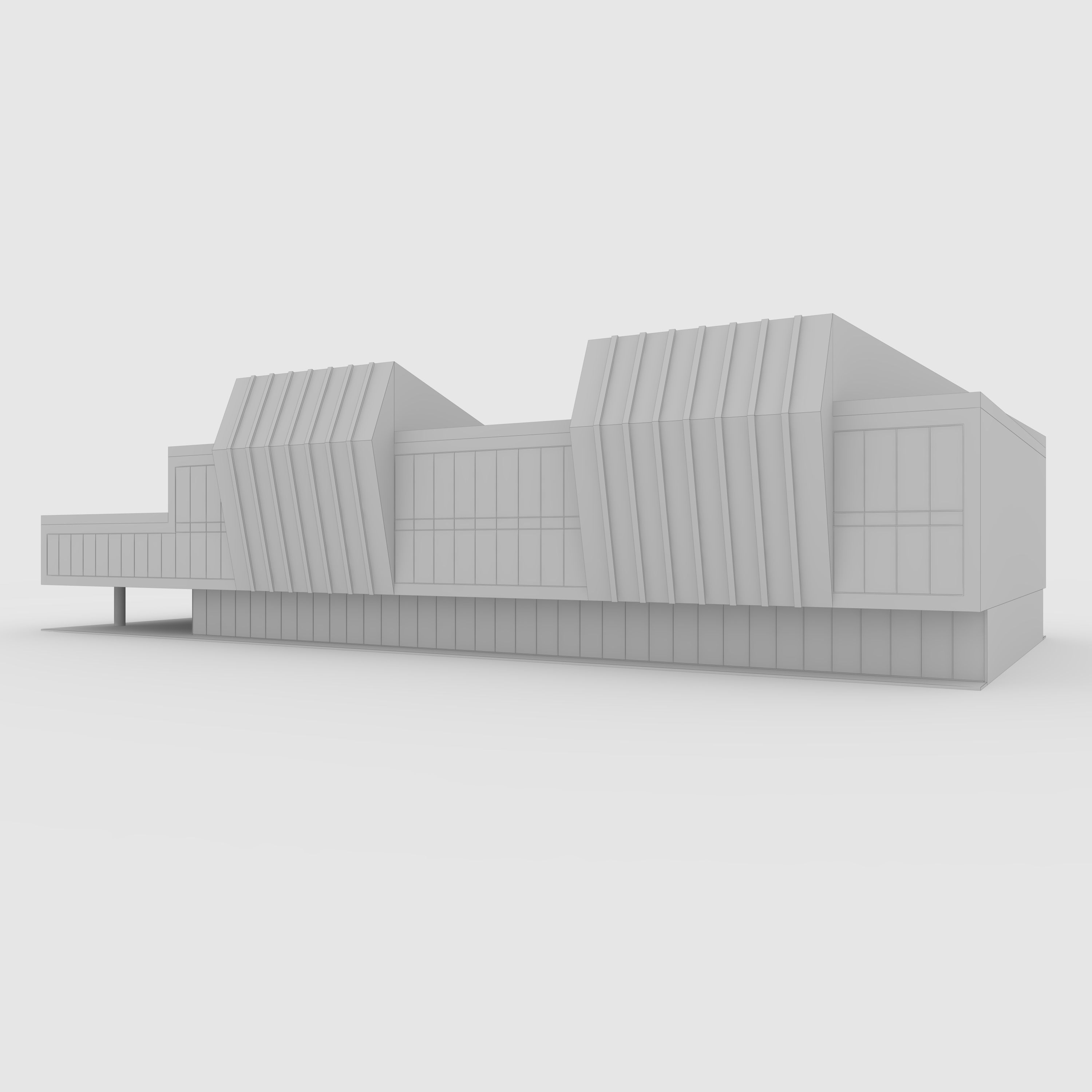 Office 4 Building 3D model_5