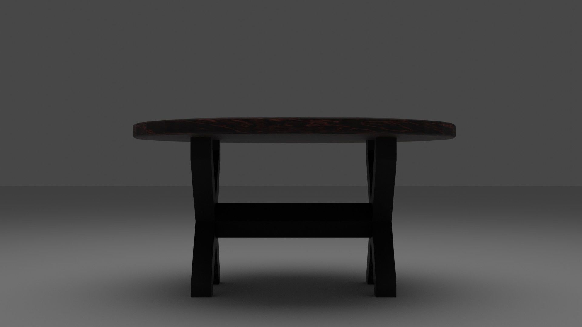 Circularity Wood Table Low-poly 3D model_3