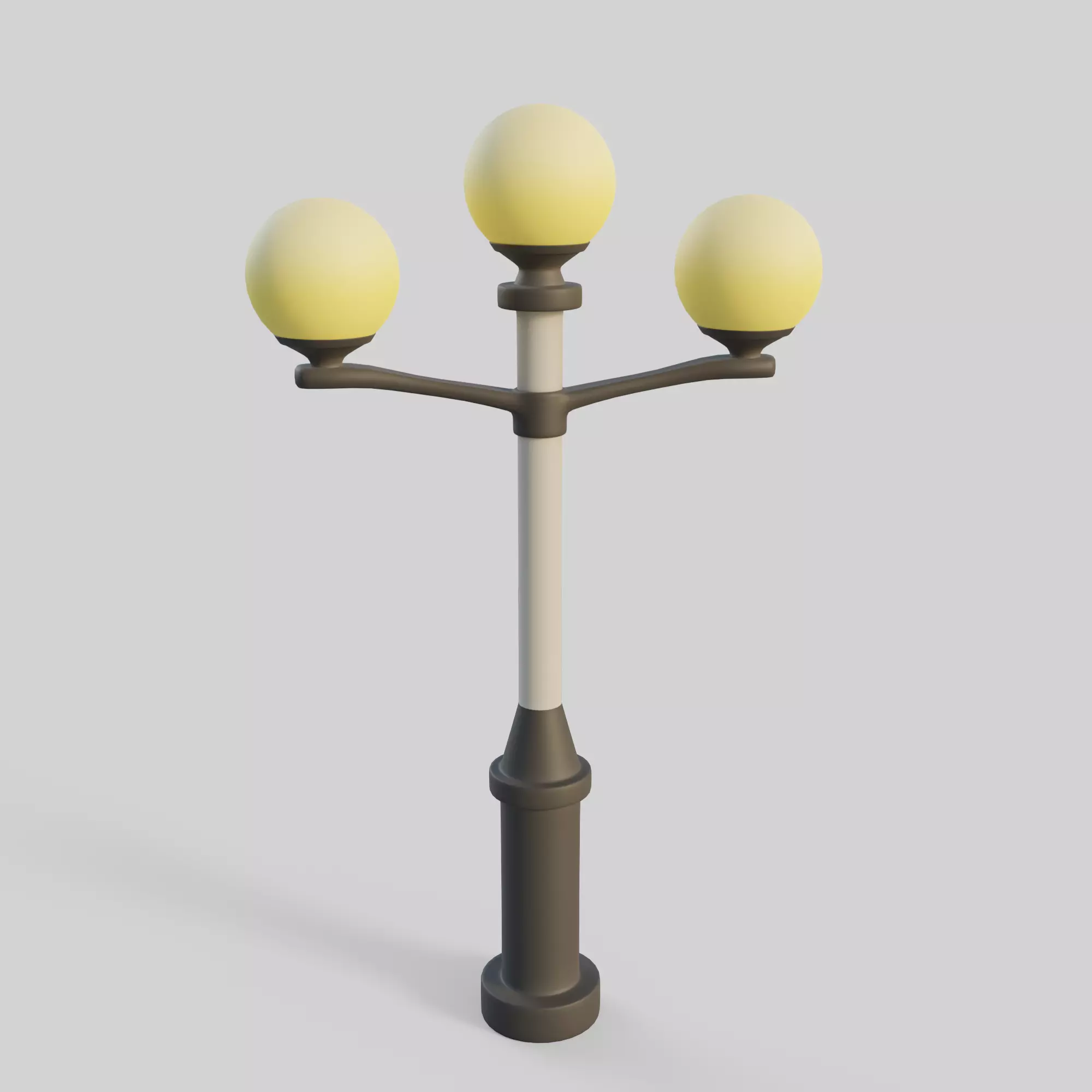 Cartoon Street Light 9 Low-poly 3D model