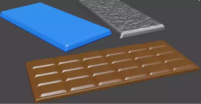 Chocolate Low-poly 3D model