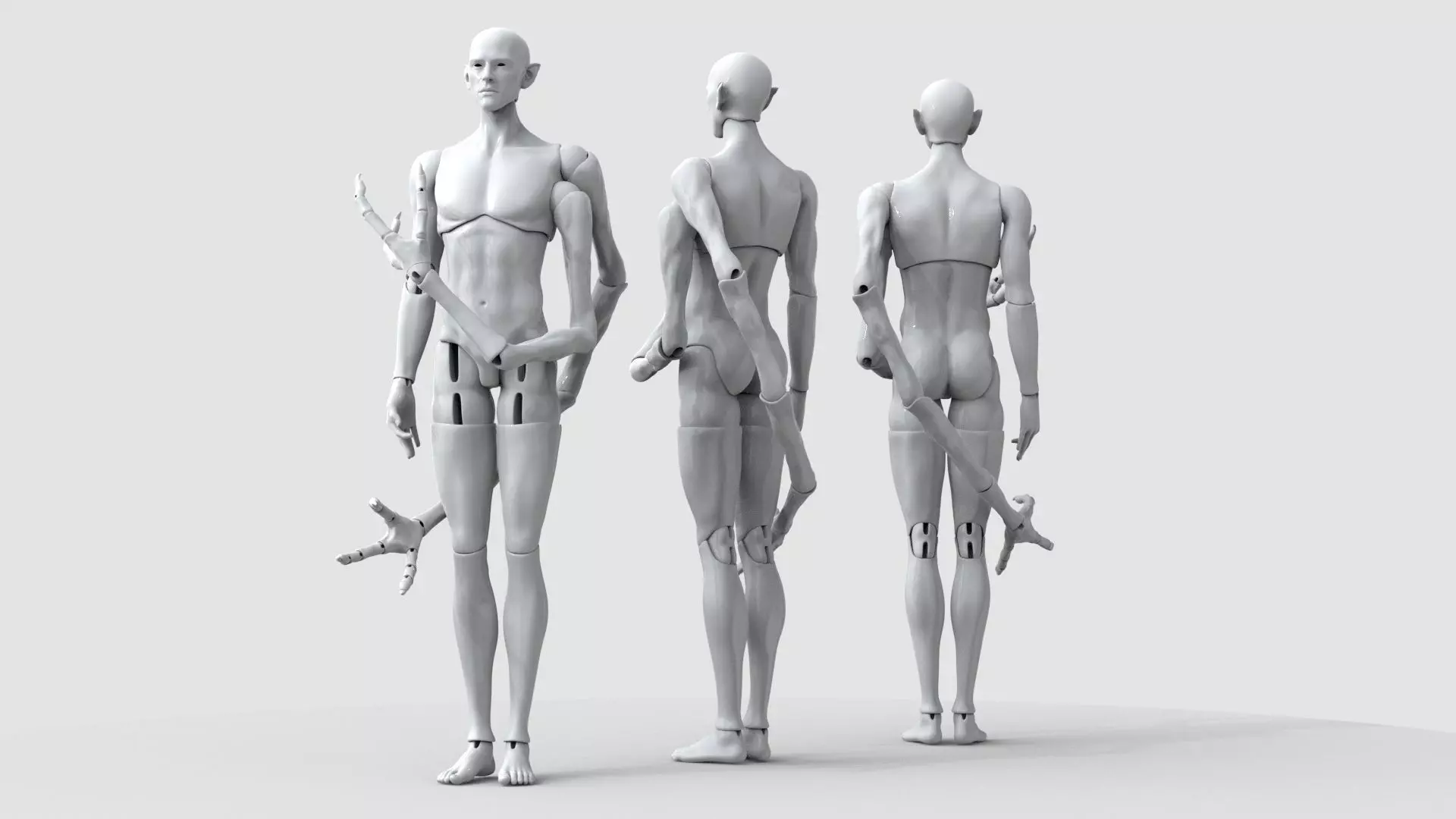 BJD doll Tarot Magician Cyril ball joint doll 3D print model