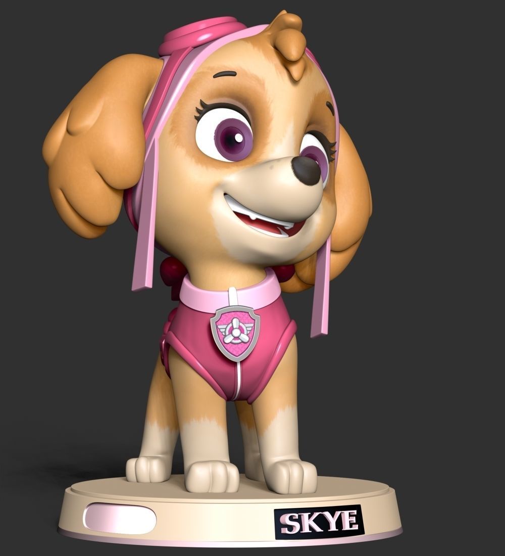 Paw Patrol - Skye 3D print model_10
