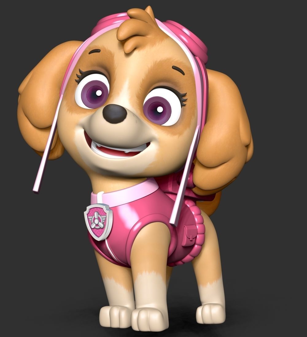 Paw Patrol - Skye 3D print model_5