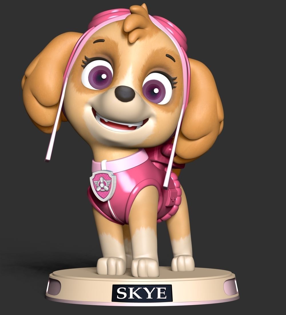 Paw Patrol - Skye 3D print model_1