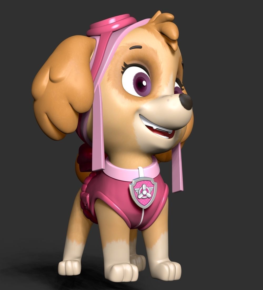 Paw Patrol - Skye 3D print model_6