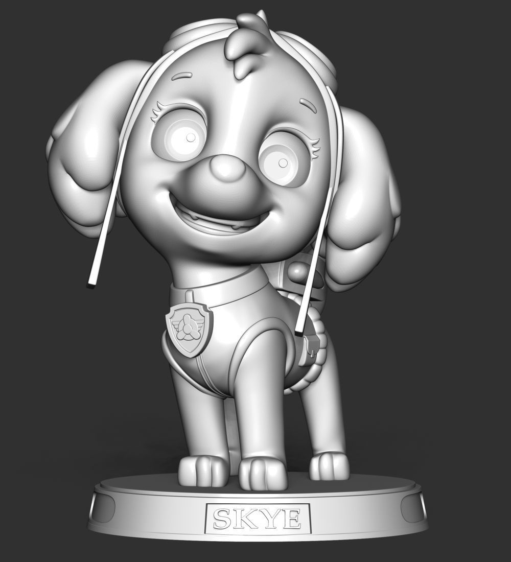 Paw Patrol - Skye 3D print model_12