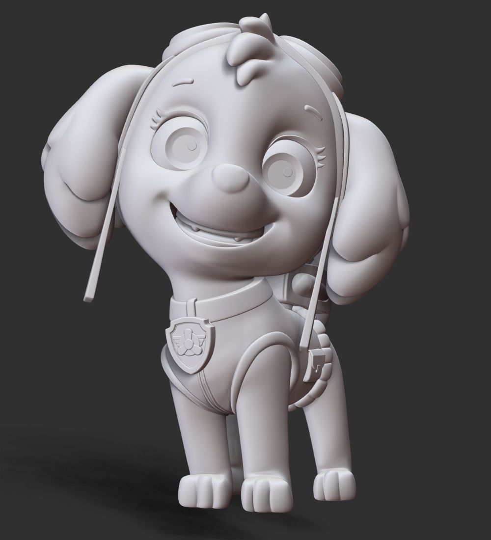 Paw Patrol - Skye 3D print model_4