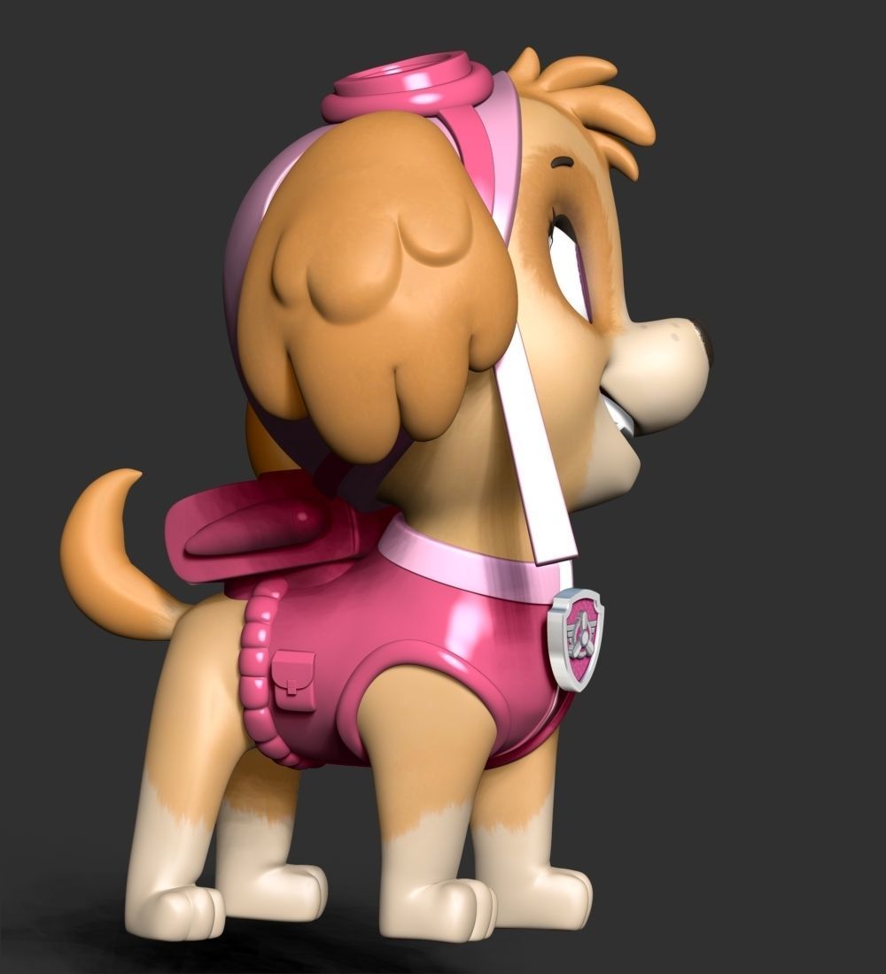 Paw Patrol - Skye 3D print model_7