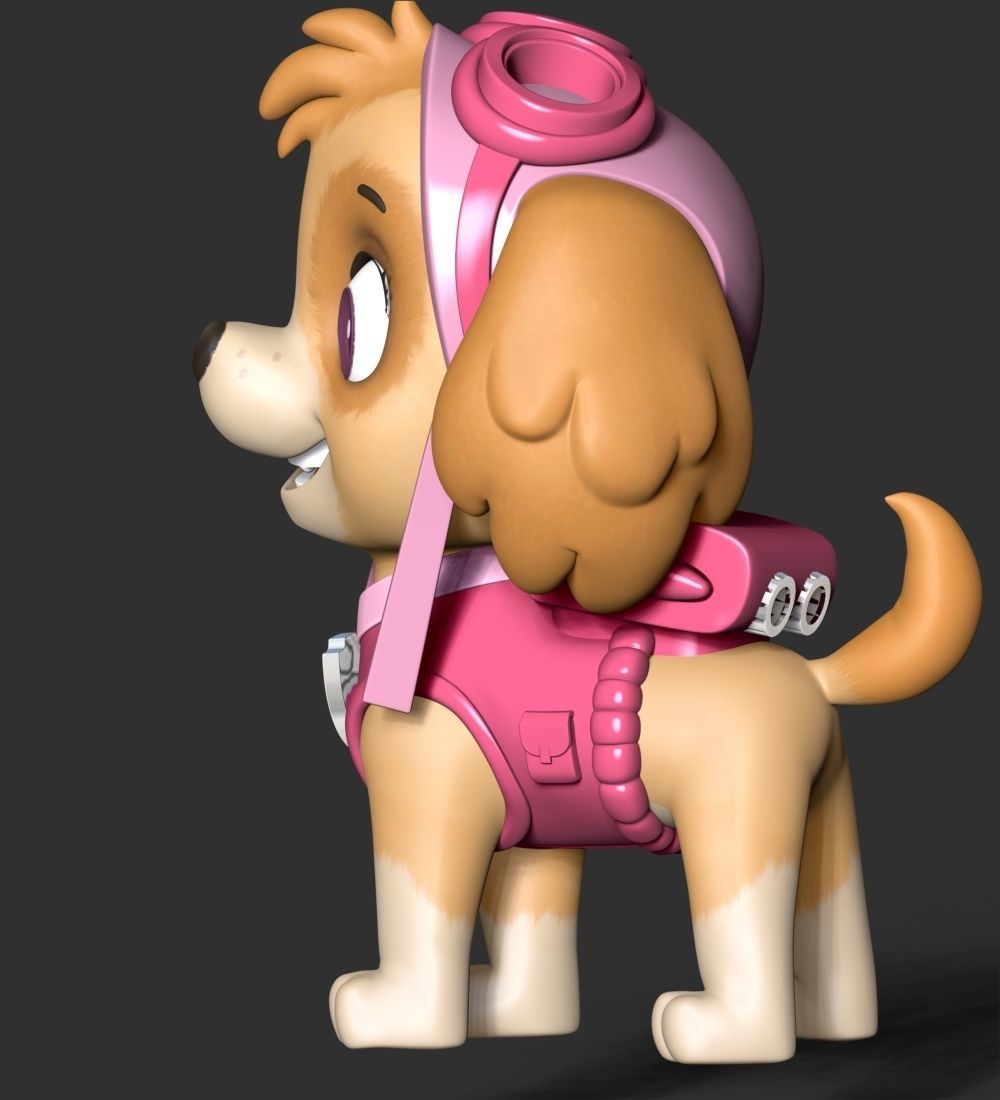 Paw Patrol - Skye 3D print model_9