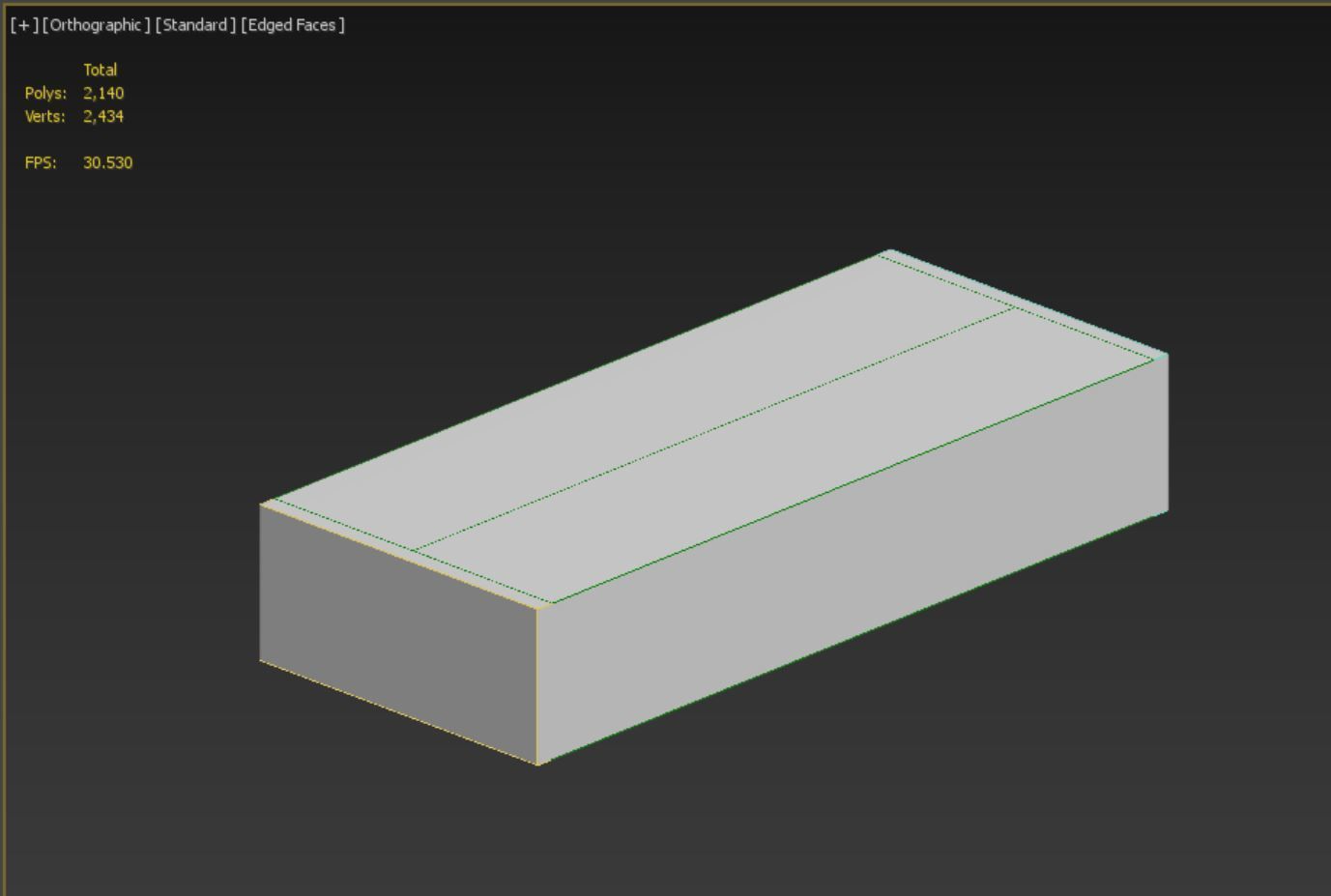 low poly spaceship interior hall Low-poly 3D model_10