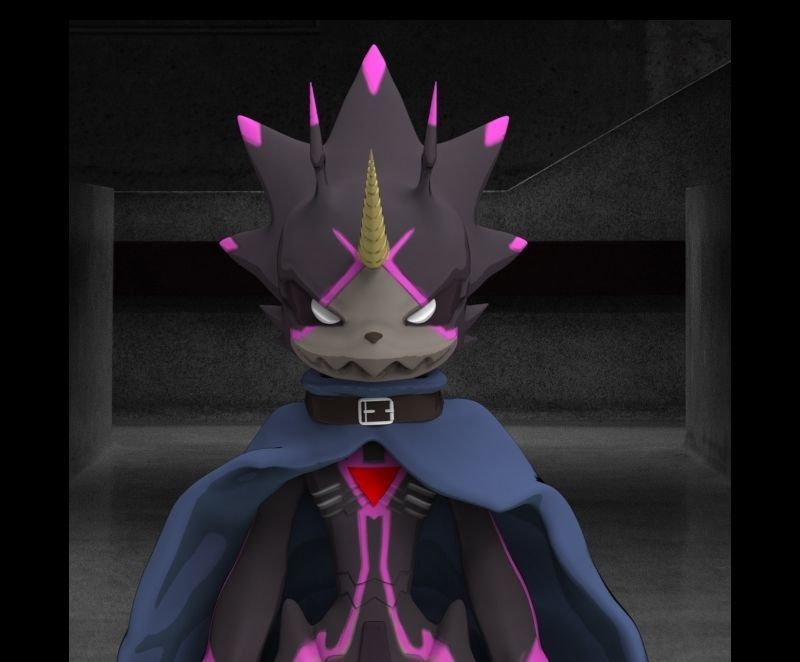 Digimon Ghost Game GulusGammamon 3D print model_6