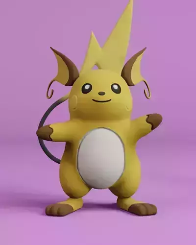 Raichu 3D print model