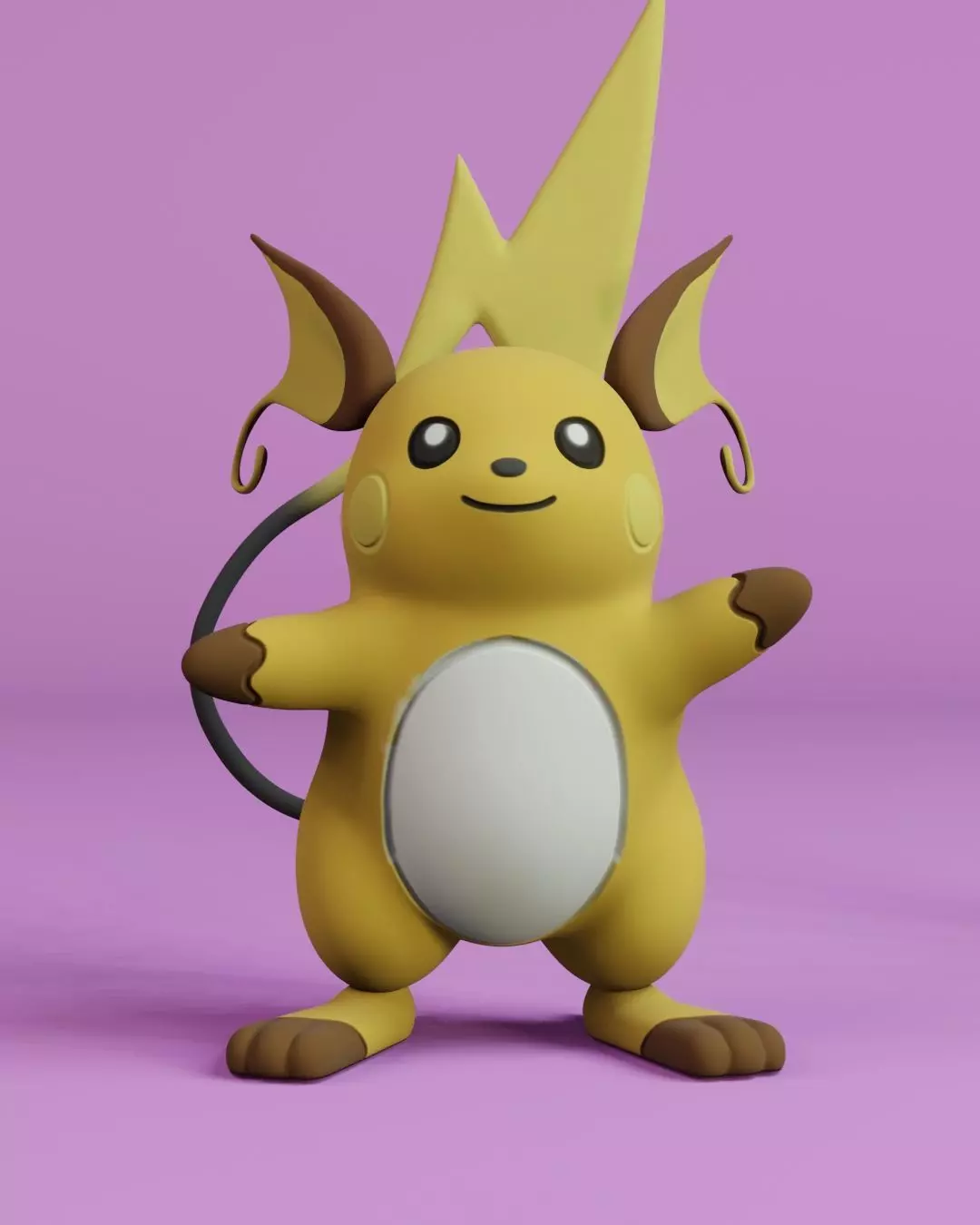 Raichu 3D print model_0