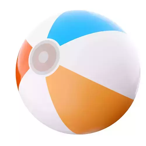 3d  Beach ball icon