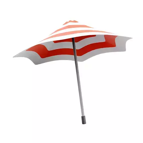 3d Beach umbrella icon
