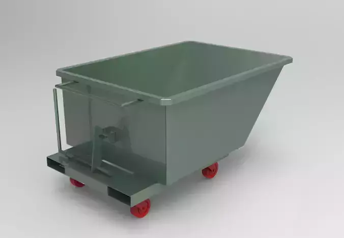 chips waste container 3D model
