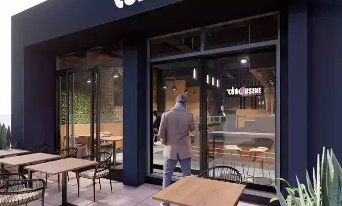 Turkish Restaurant 3D model with textures