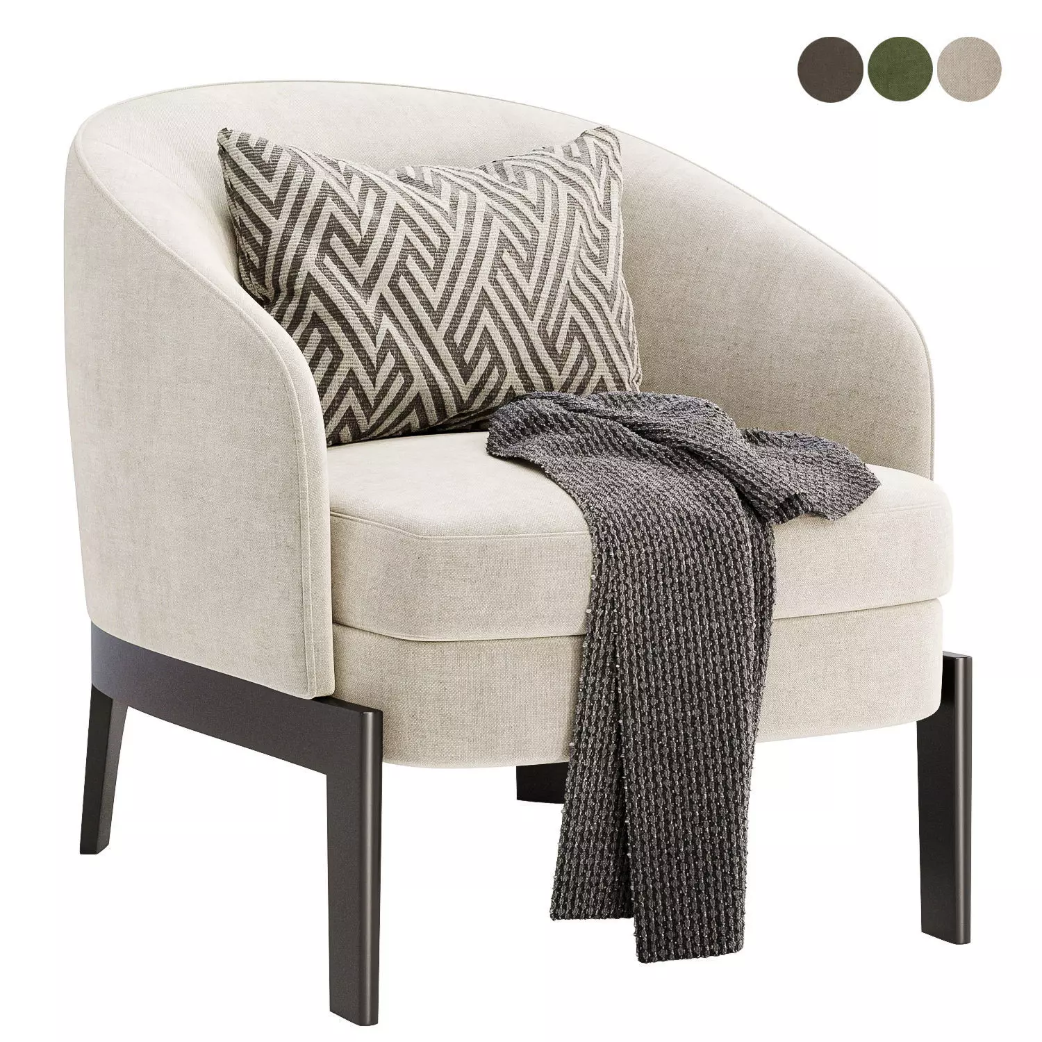 Concorde Armchair by BDV Paris Design 3D model