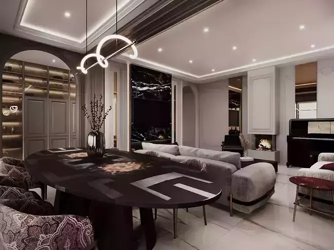 Living Room Sapphire by FGM