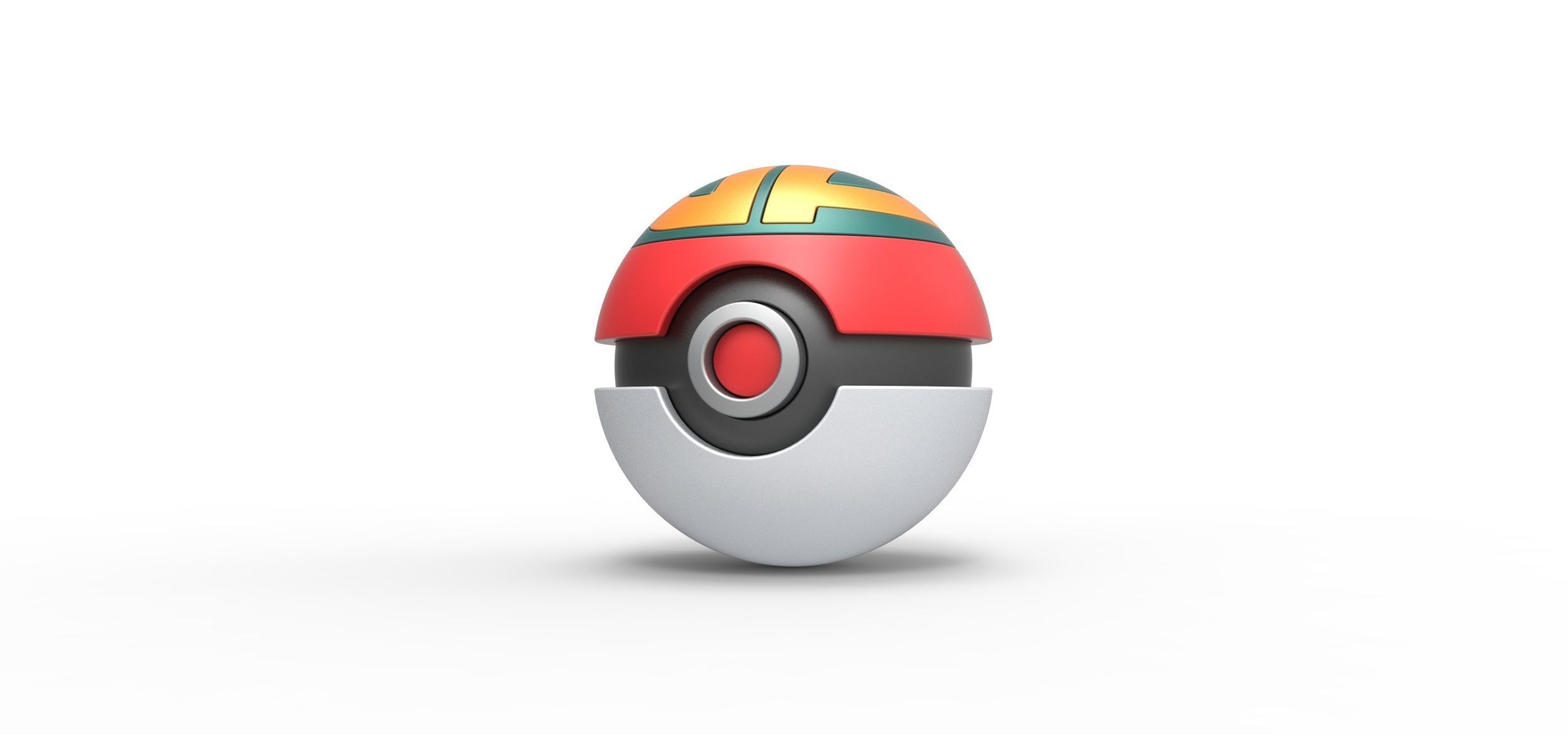 Battle Park Ball 3D print model_1