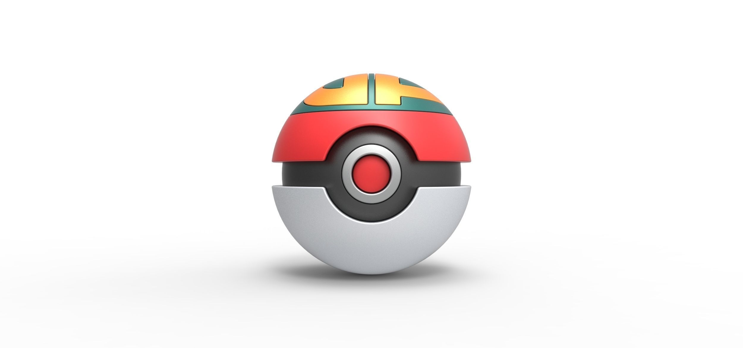 Battle Park Ball 3D print model_2