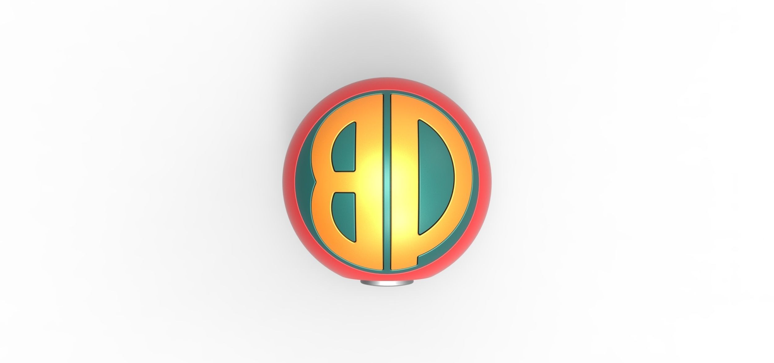 Battle Park Ball 3D print model_4