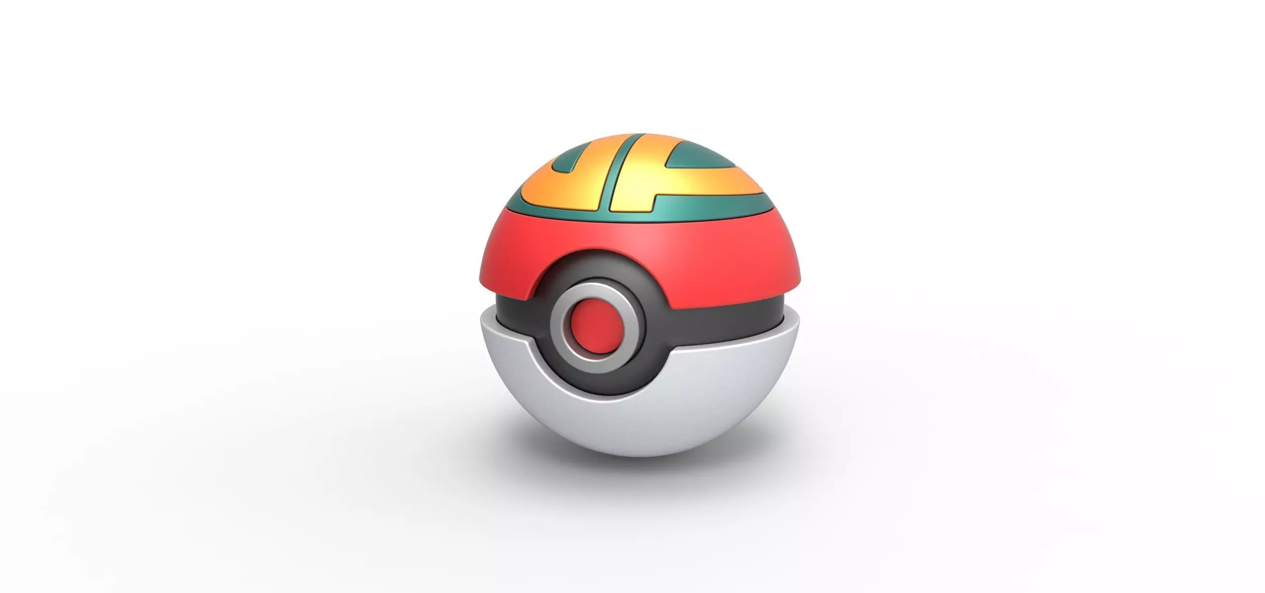 Battle Park Ball 3D print model_0