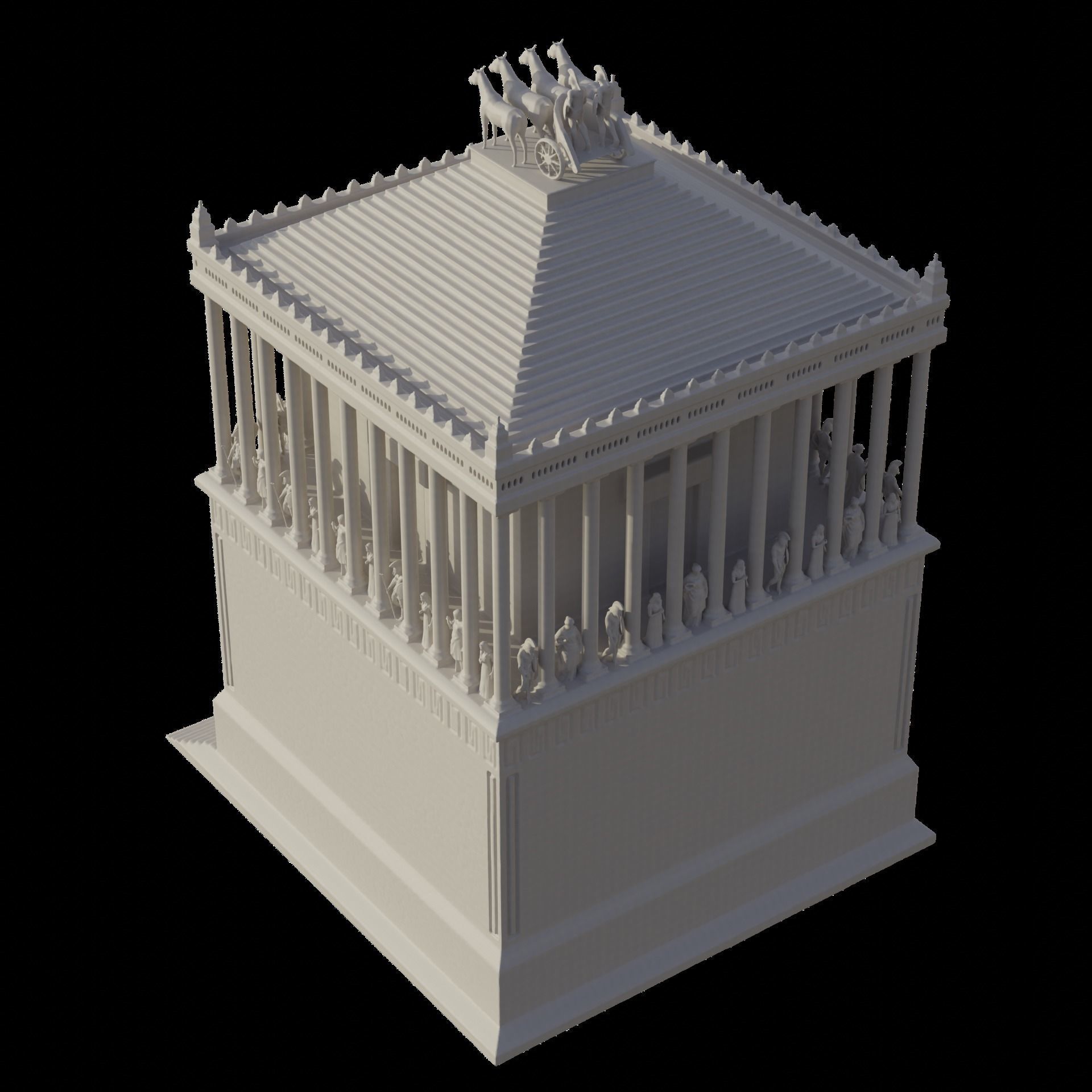 MAUSOLEUM IN HALICARNASSUS 3D print model_3