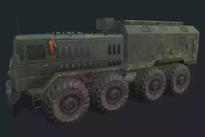 MAZ 537 Low-poly 3D model