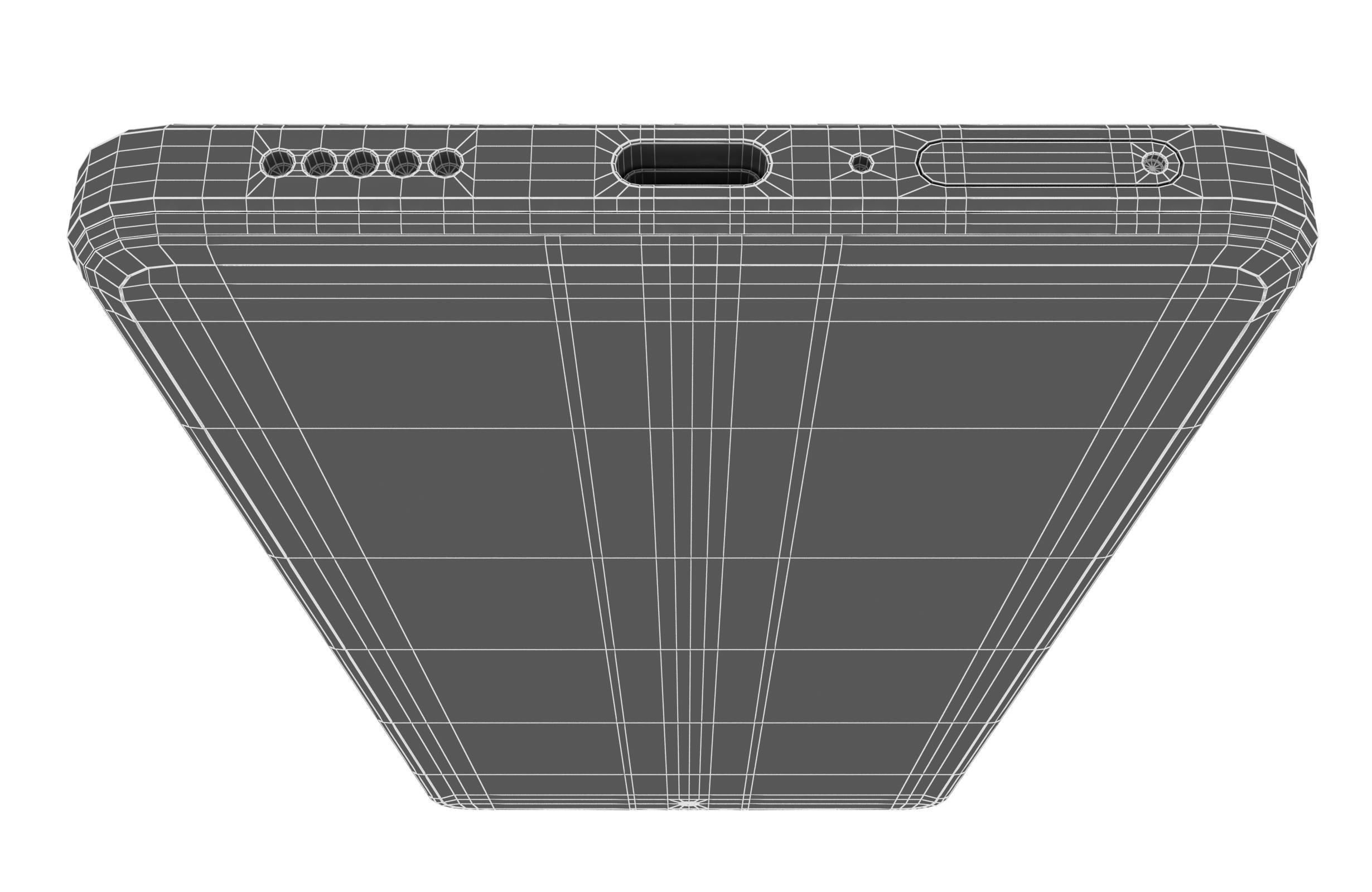 Xiaomi Redmi Note 12 Pro 5G Blue Low-poly 3D model_25