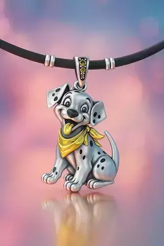  Pendant Dalmatian  3D print model