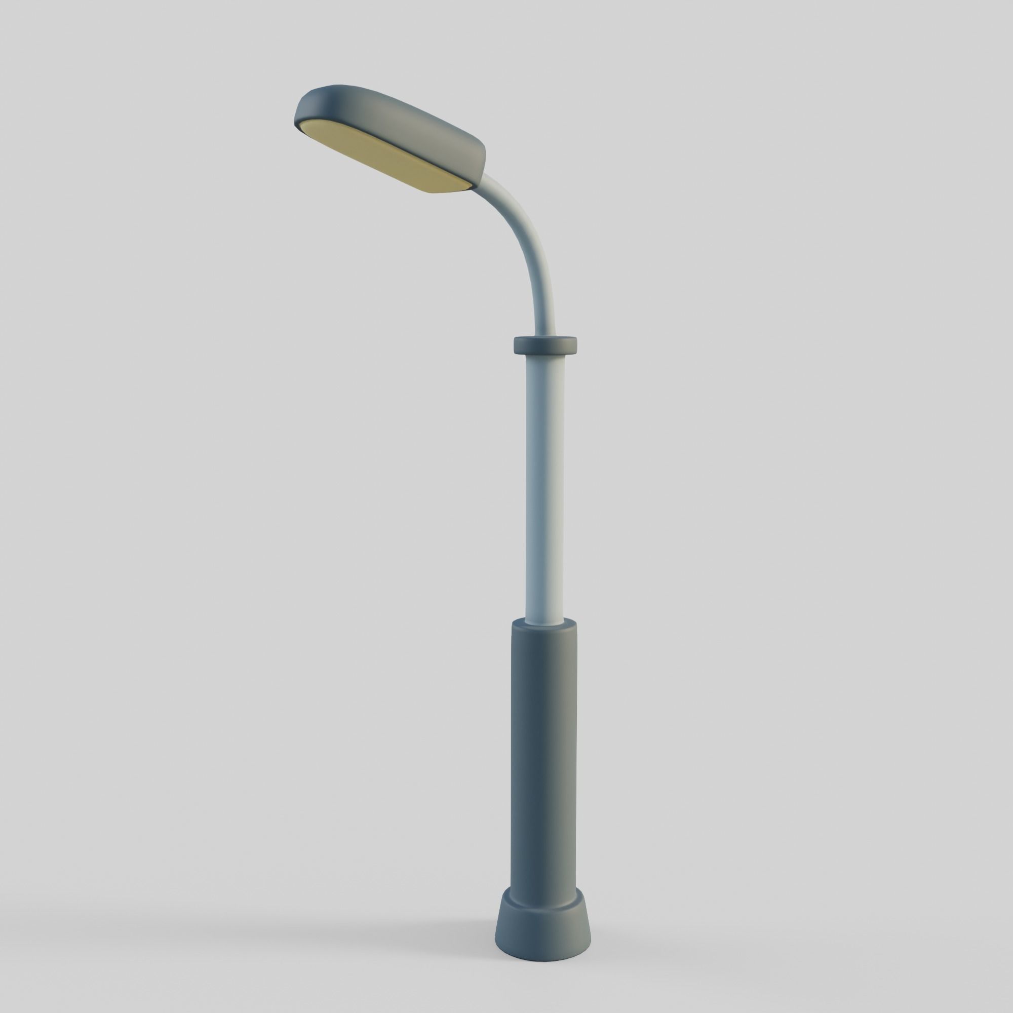 Cartoon Street Lights Collection Low-poly 3D model_18