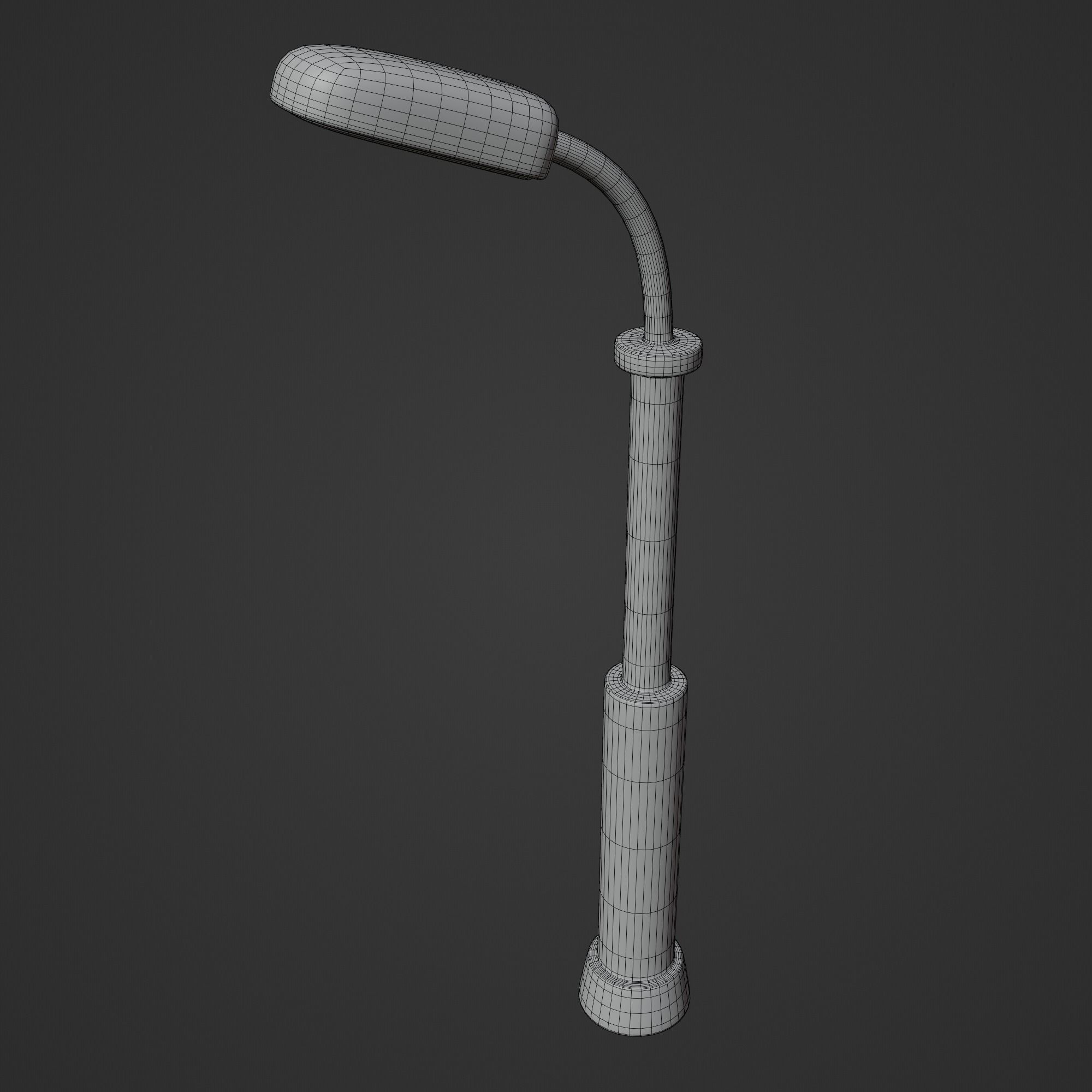 Cartoon Street Lights Collection Low-poly 3D model_21