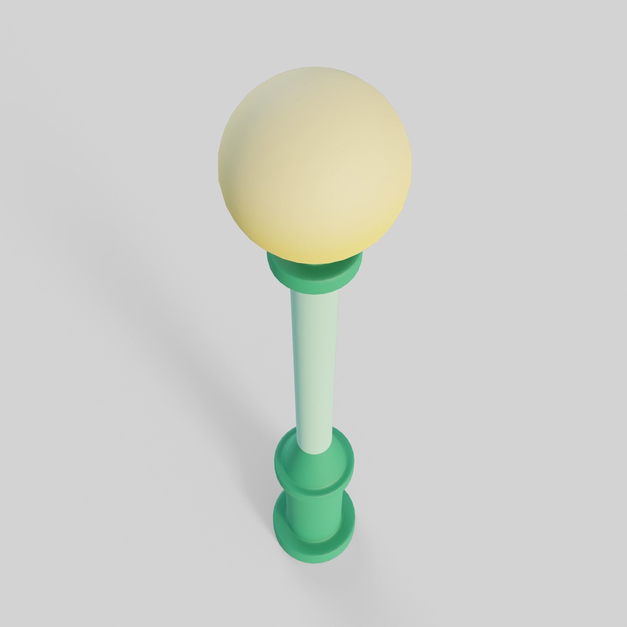 Cartoon Street Lights Collection Low-poly 3D model_15