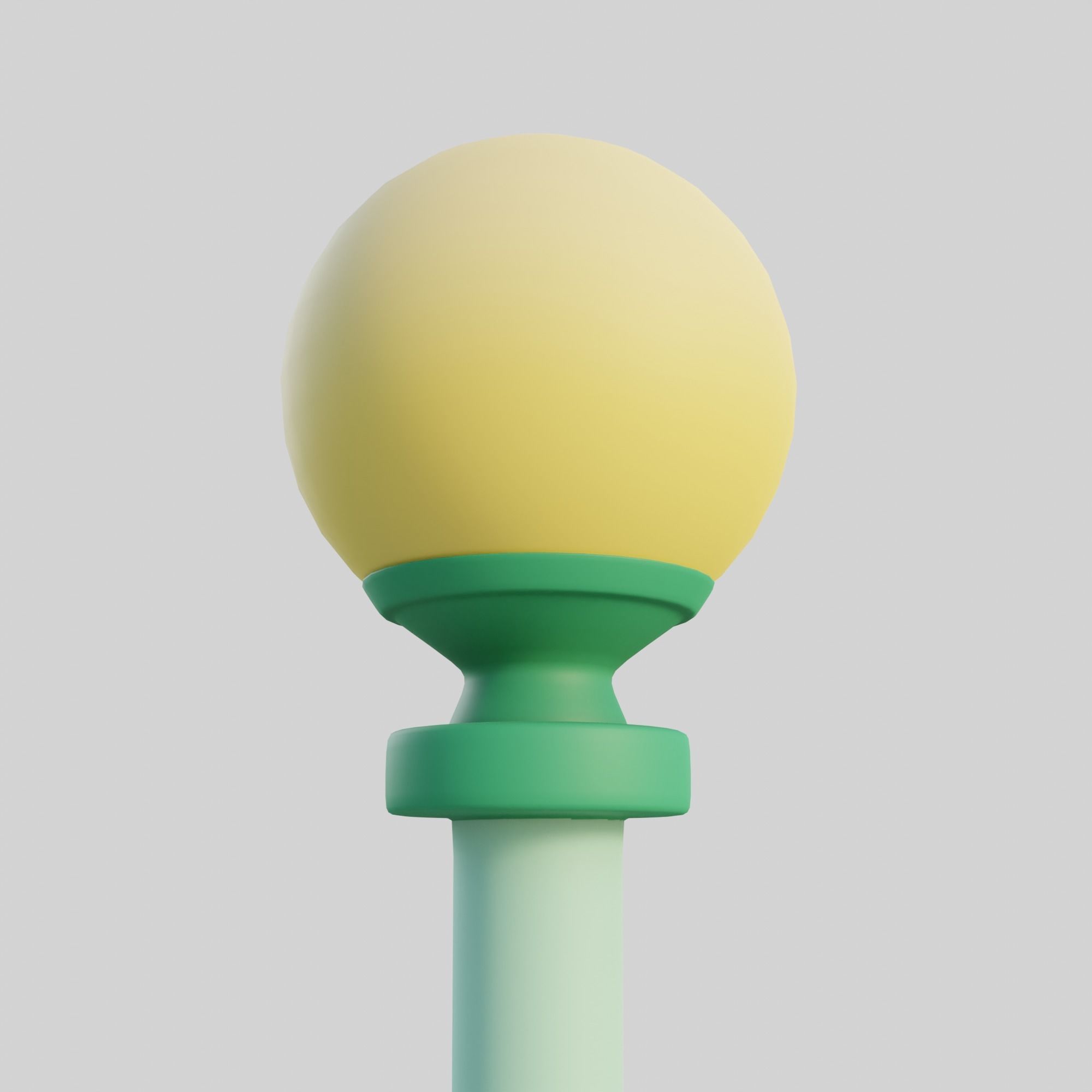 Cartoon Street Lights Collection Low-poly 3D model_16
