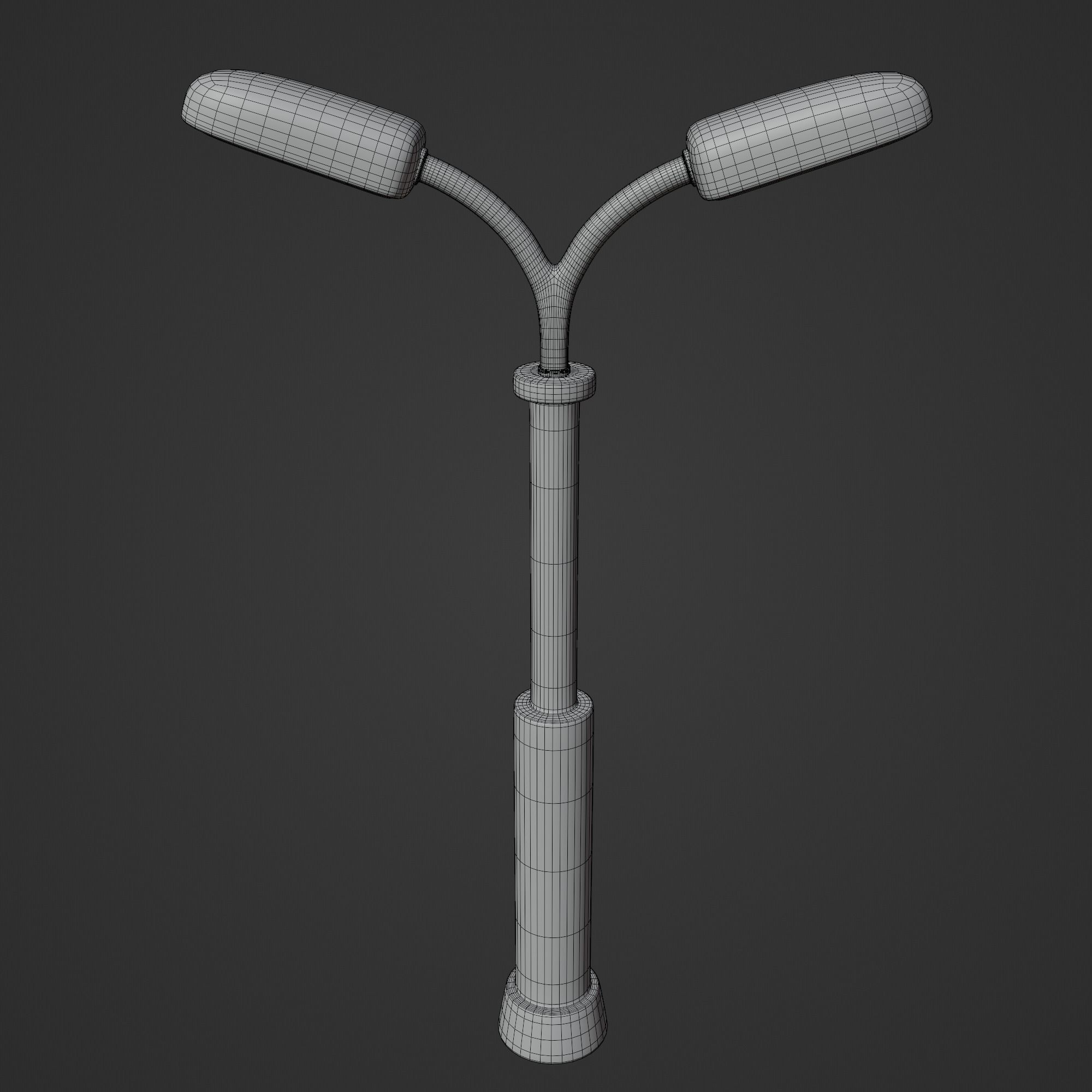 Cartoon Street Lights Collection Low-poly 3D model_41