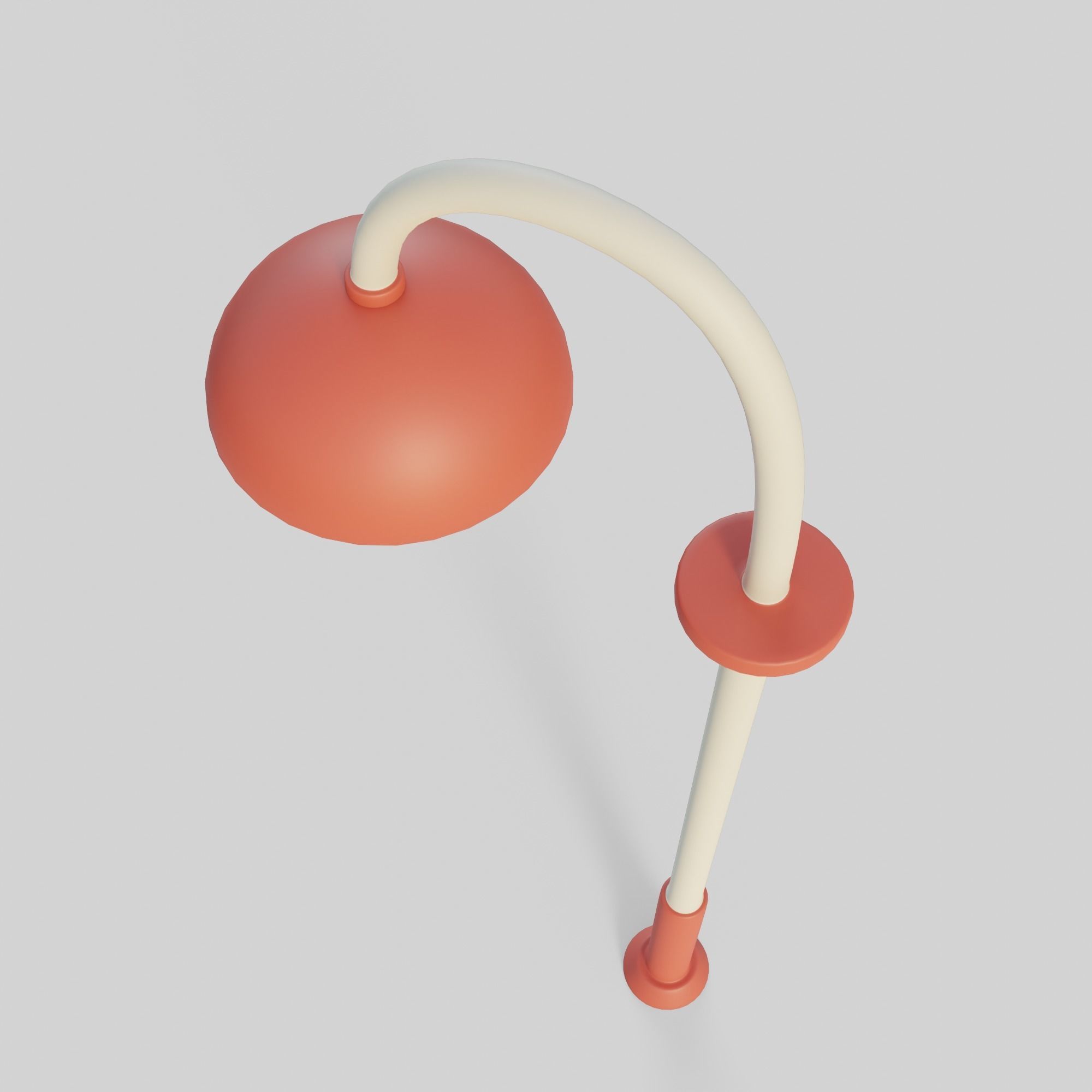 Cartoon Street Lights Collection Low-poly 3D model_23