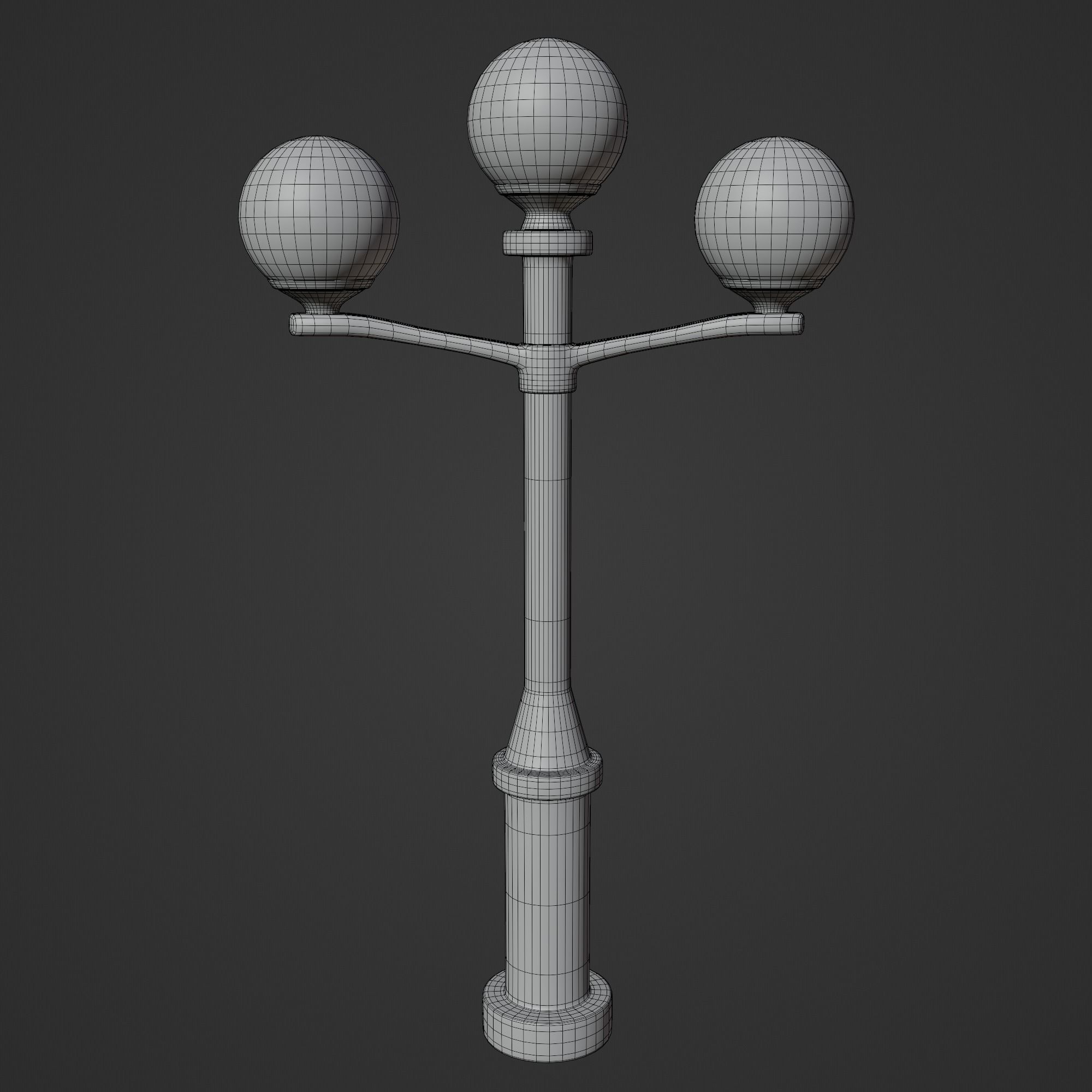 Cartoon Street Lights Collection Low-poly 3D model_37