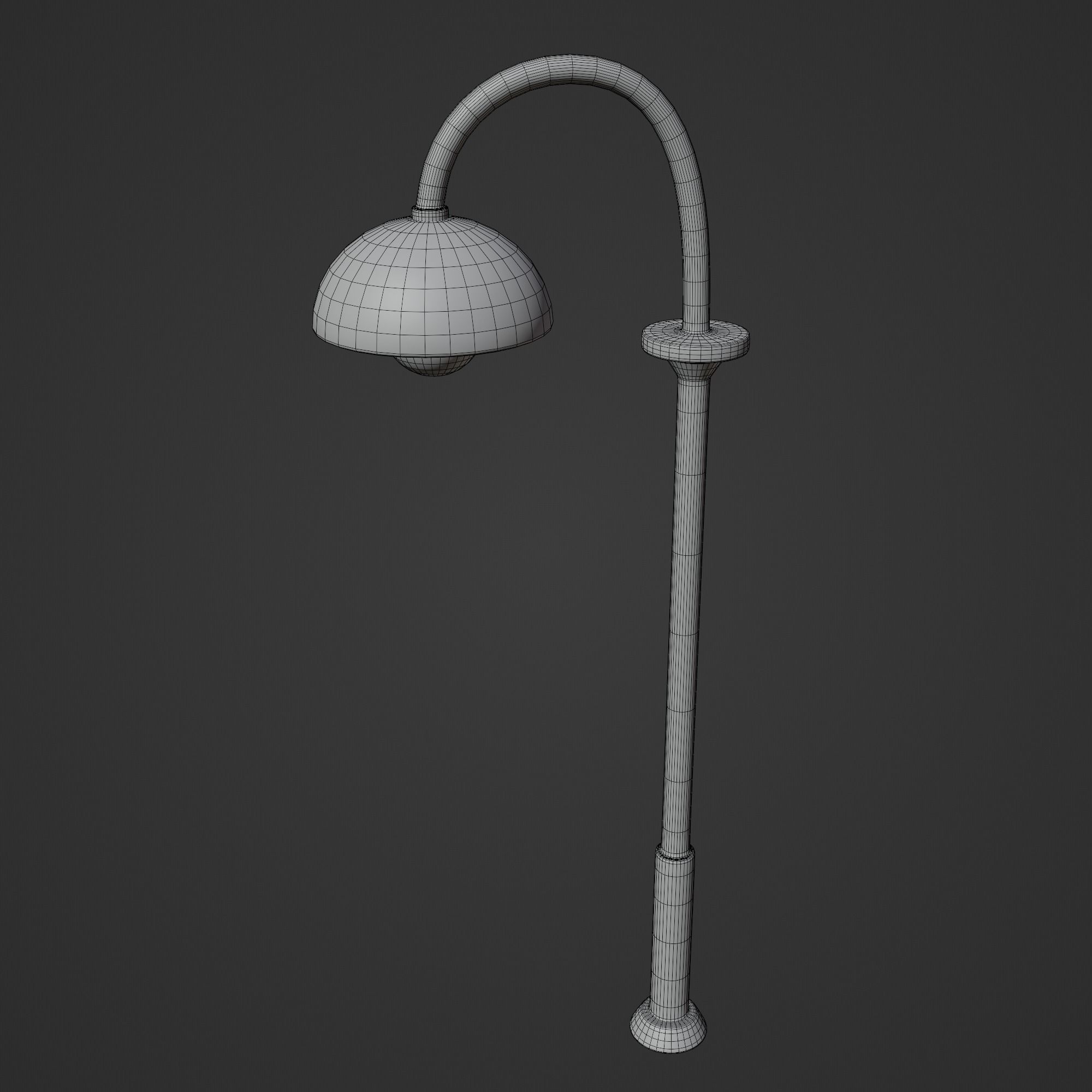 Cartoon Street Lights Collection Low-poly 3D model_25
